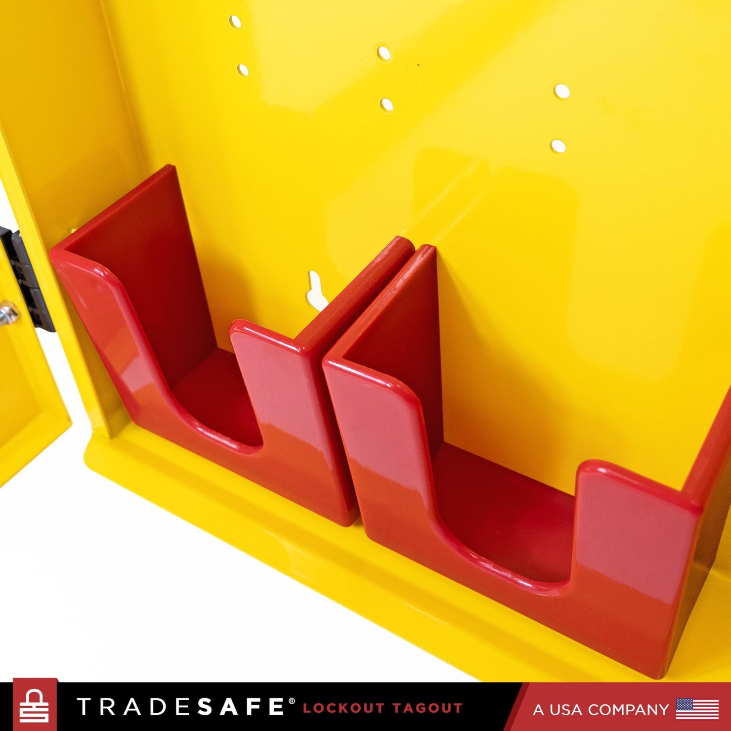 TRADESAFE Lockout Tagout Station, Lock Out Tag Out Station Unfilled - No Loto Devices Included, Wall Mount Loto Kit Cabinet, Lockout Station 22-1/2 x 18 x 3 inches