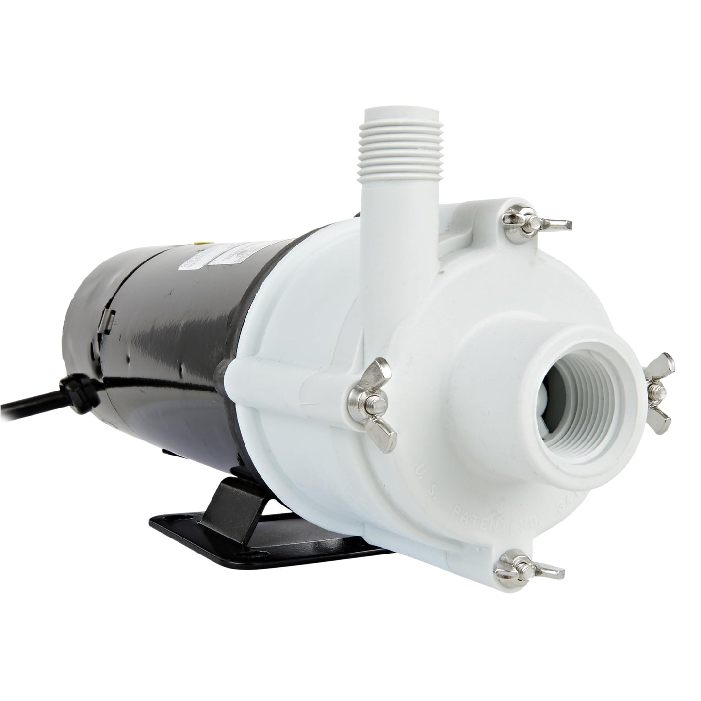 Little Giant 3-MDQ-SC 115 Volt, 1/15 HP, 700 GPH Non-Submersible Magnetic Drive Aquarium Pressure Pump for Cannister Filtration Systems with 6-Ft. Cord, Black/White, 581506