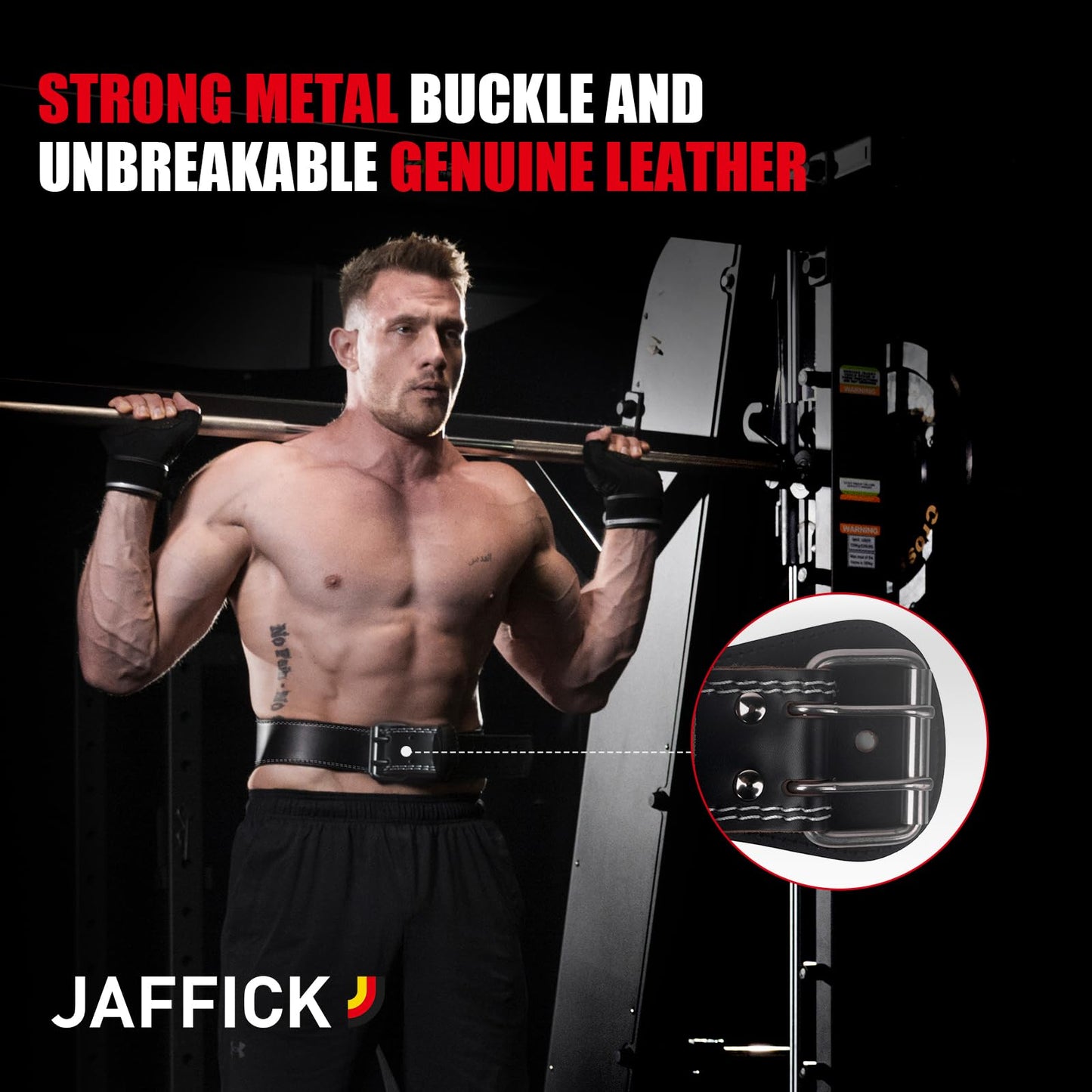Genuine Leather Weight Lifting Belt for Men Gym Weight Belt Lumbar Back Support Powerlifting Weightlifting Heavy Duty Workout Training Strength Training Equipment 6-Inch brown