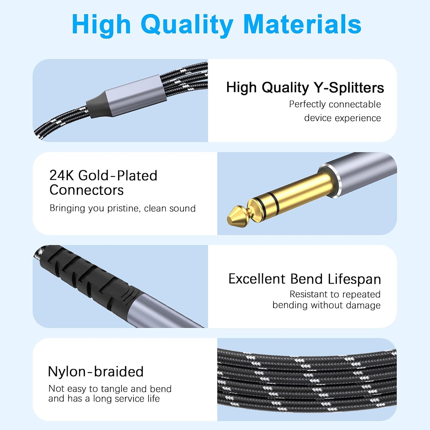 1/4 3 1 1/4 13 3.3FT Lightning to TRS Audio Stereo Cable, in to Male Aux Audio Cord Compatible with iPad, iPhone Pro