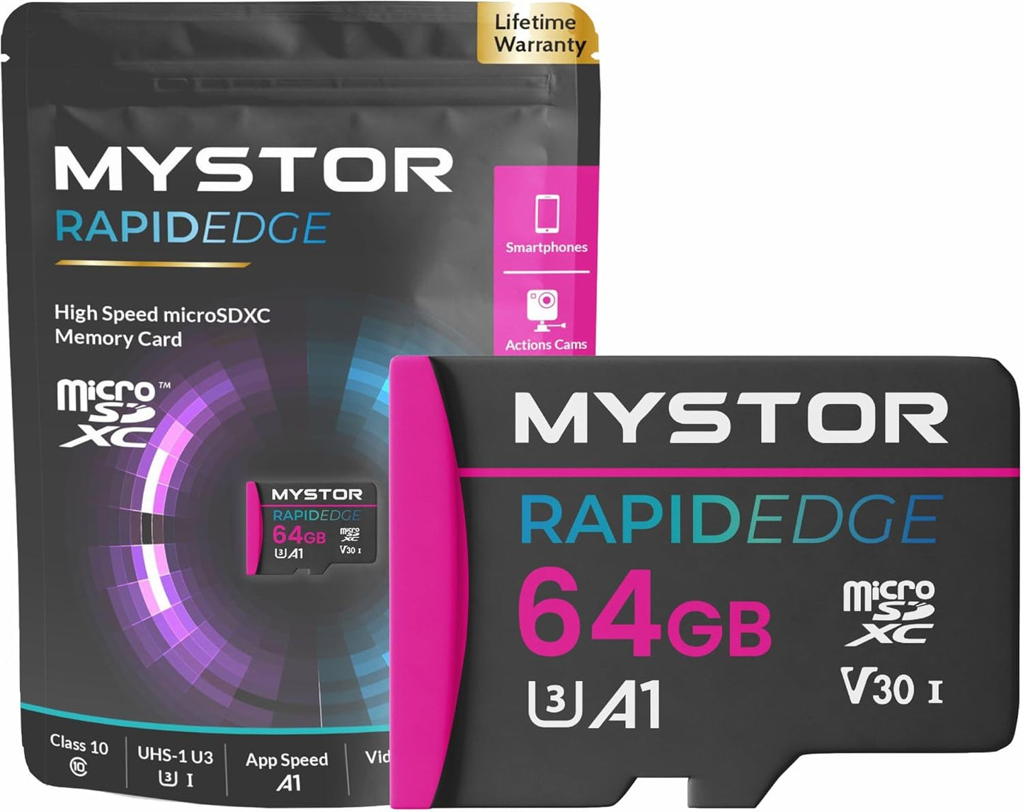 Mystor 8, 10, 7, 11 10 A1 (64GB Micro SD Card Amazon Fire Tablet Memory Card for Amazon Fire Kids Tablet HD Max Micro