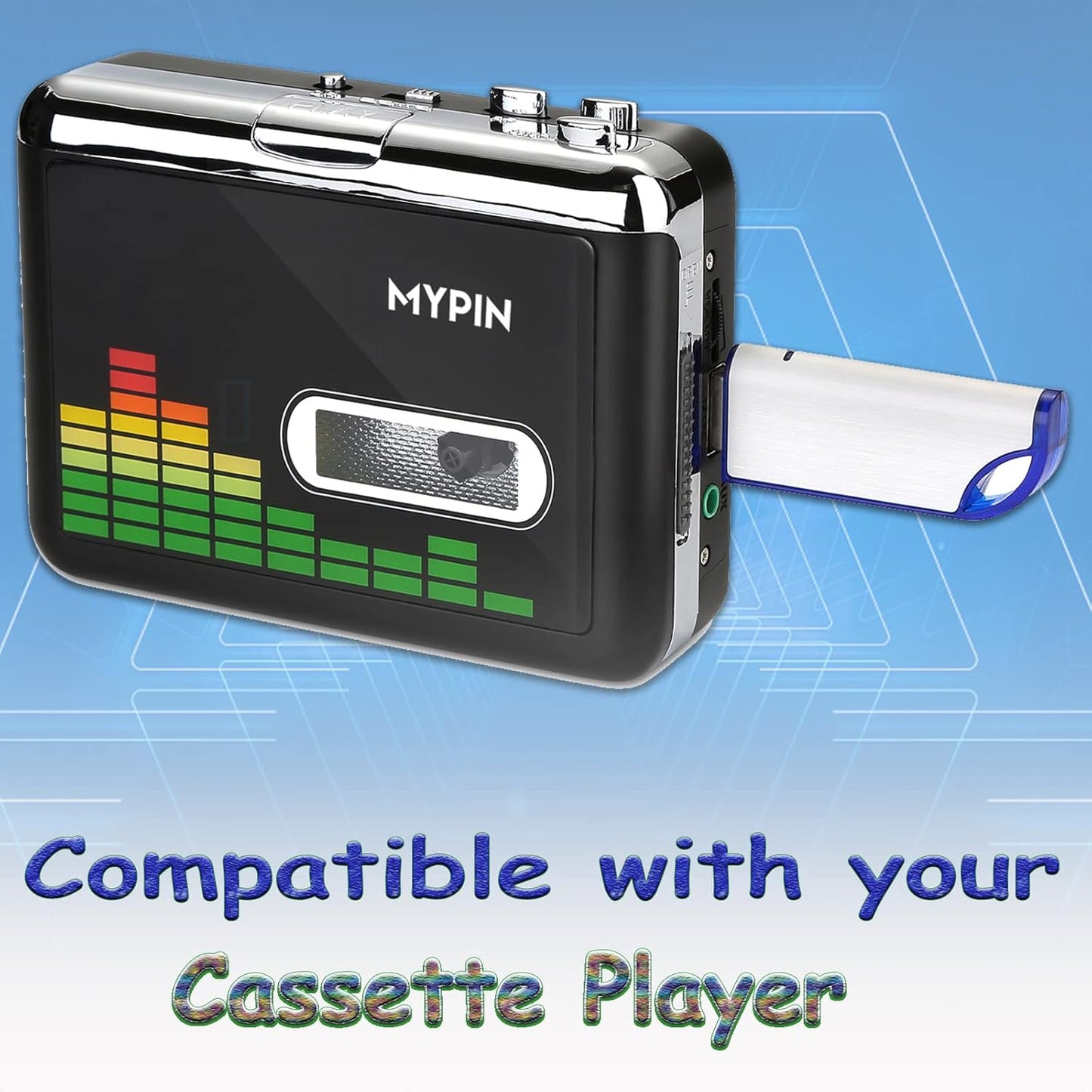 MYPIN 32G FAT32 USB Drive, USB Flash Drive Memory Stick Thumb Drive for Computer/Laptop for Photo/Video Backup