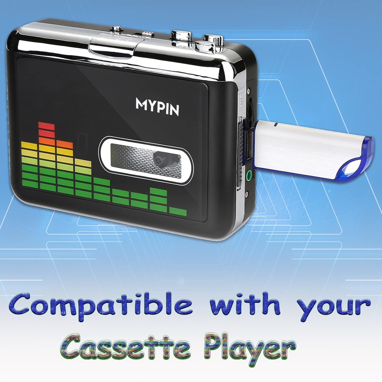 BlumWay 32GB FAT32 2.0 Card/Cassette Format USB Flash Drives, USB Memory Stick for Game Capture