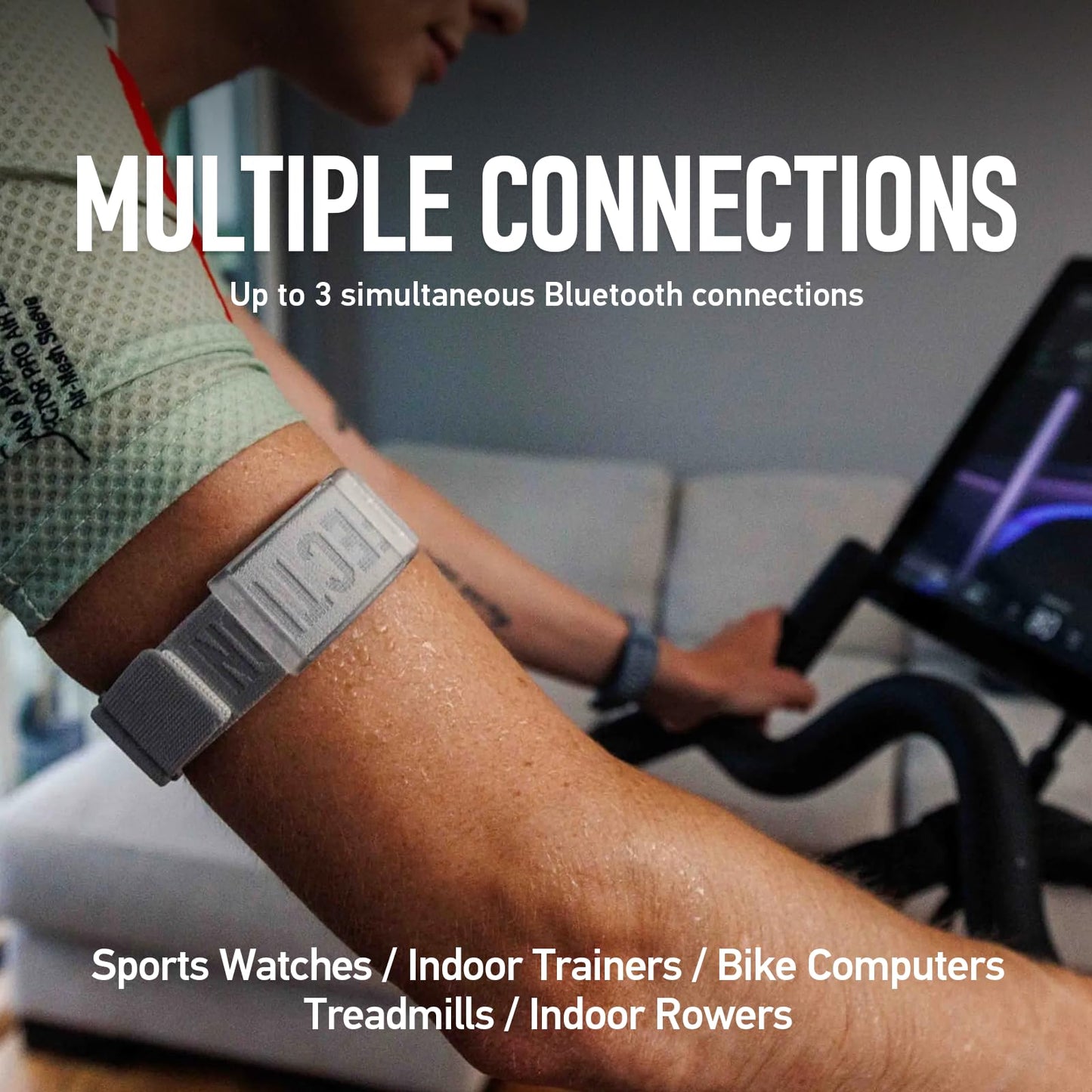COROS Heart Rate Monitor, Comfort, Easy to wear, Auto-wear Detection, Advanced Sensor, Precise Data, Bluetooth, 38 Hours Battery Life, Connects up to 3 Devices at Once (Gray, Large)
