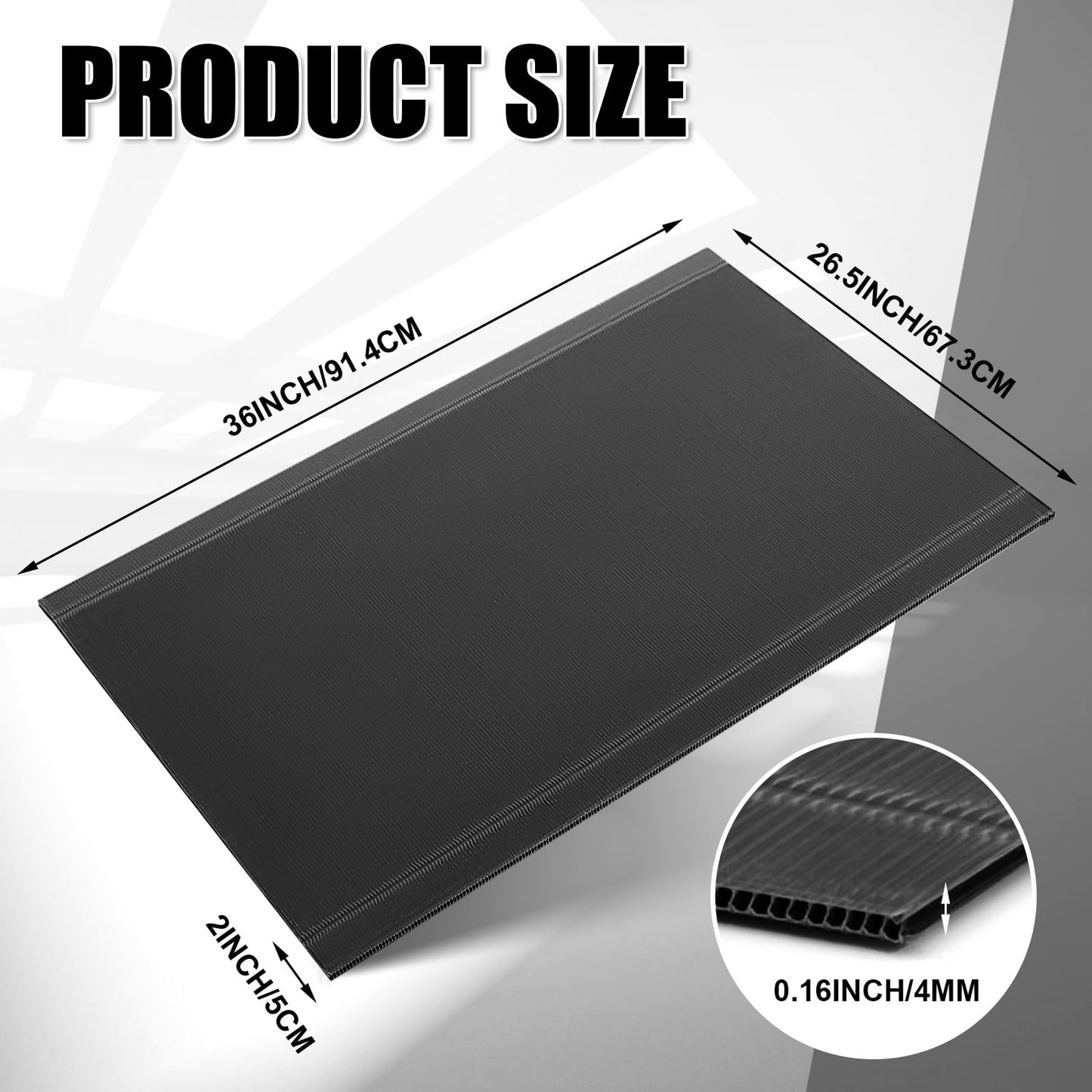 25 Pack 24 Attic Insulation Baffle, Polyethylene Attic Baffles for 24" On-Center Rafter Bays with 2" Air Channel Rafter Vents Improve Roof Ventilation and Prevent Insulation Blockage