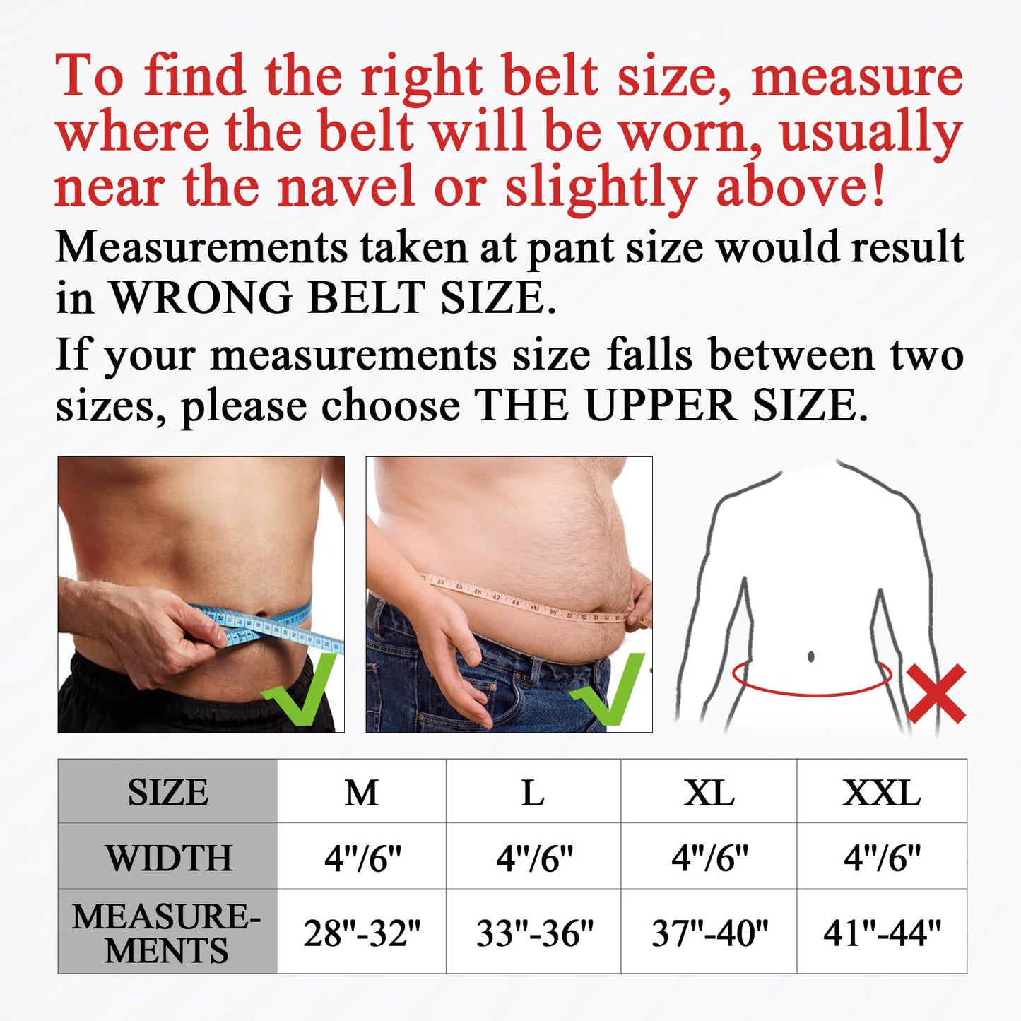 Leather Gym Fitness Belt, 4" & 6" Padded Lumbar Back Support, 10 Adjustable Holes for Weightlifting Powerlifting Bodybuilding Deadlift Squat Workout Strength Training (6-Inch, Brown, 33"-36")