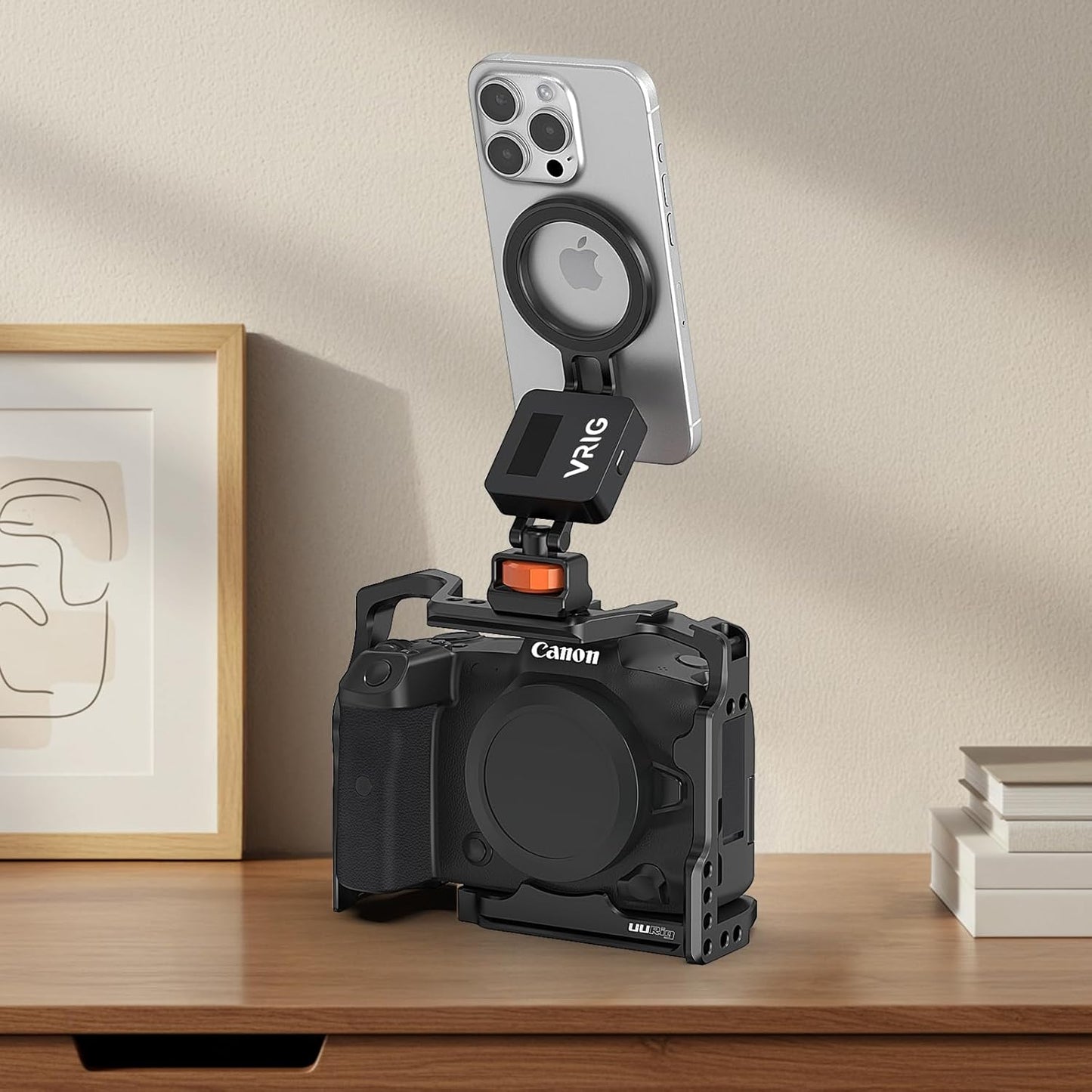VRIG Express 1/4 3/8" 16 15 14 13 12 VRIG Phone Tripod Mount for MagSafe, Aluminum Magnetic Tripods Phone Mount Adapter
