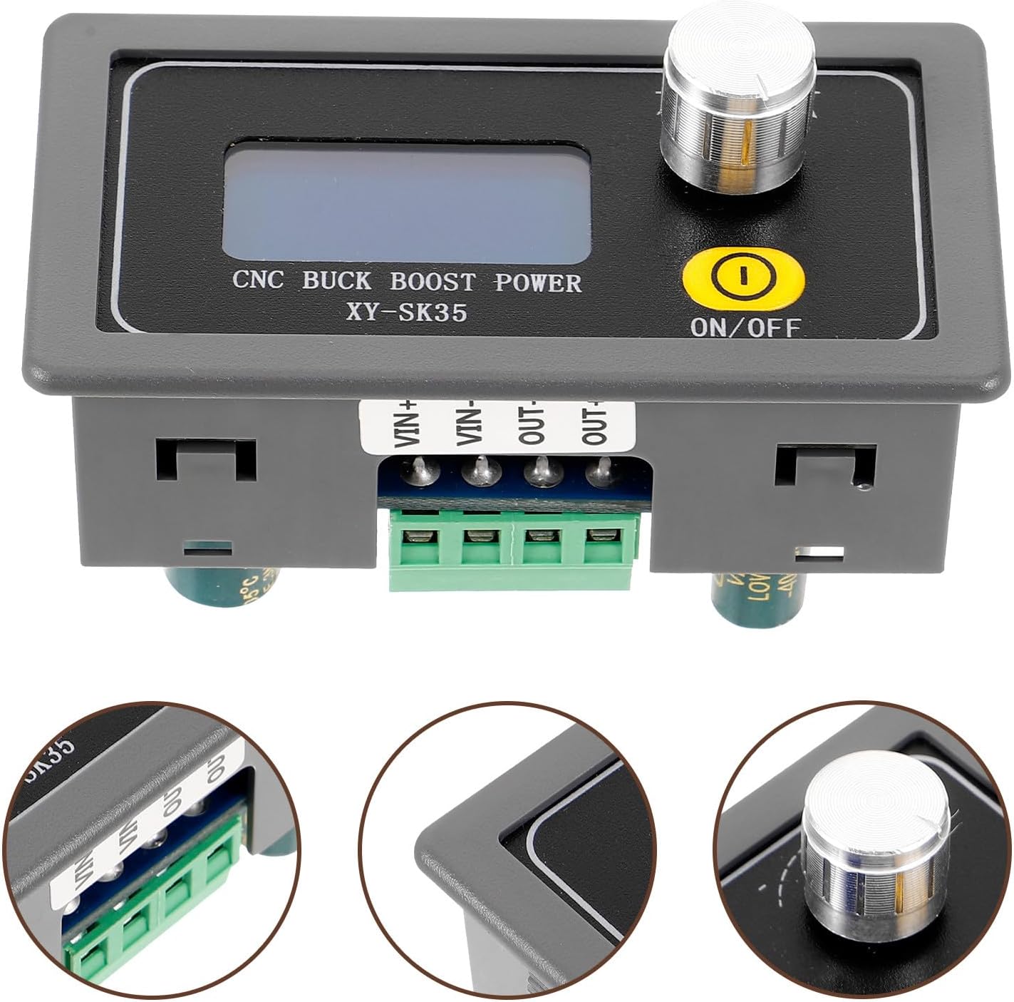 Toddmomy Adjustable Buck Converter Voltage Regulator Power Module Portable Dc Solar Charge Controller Constant Voltage
