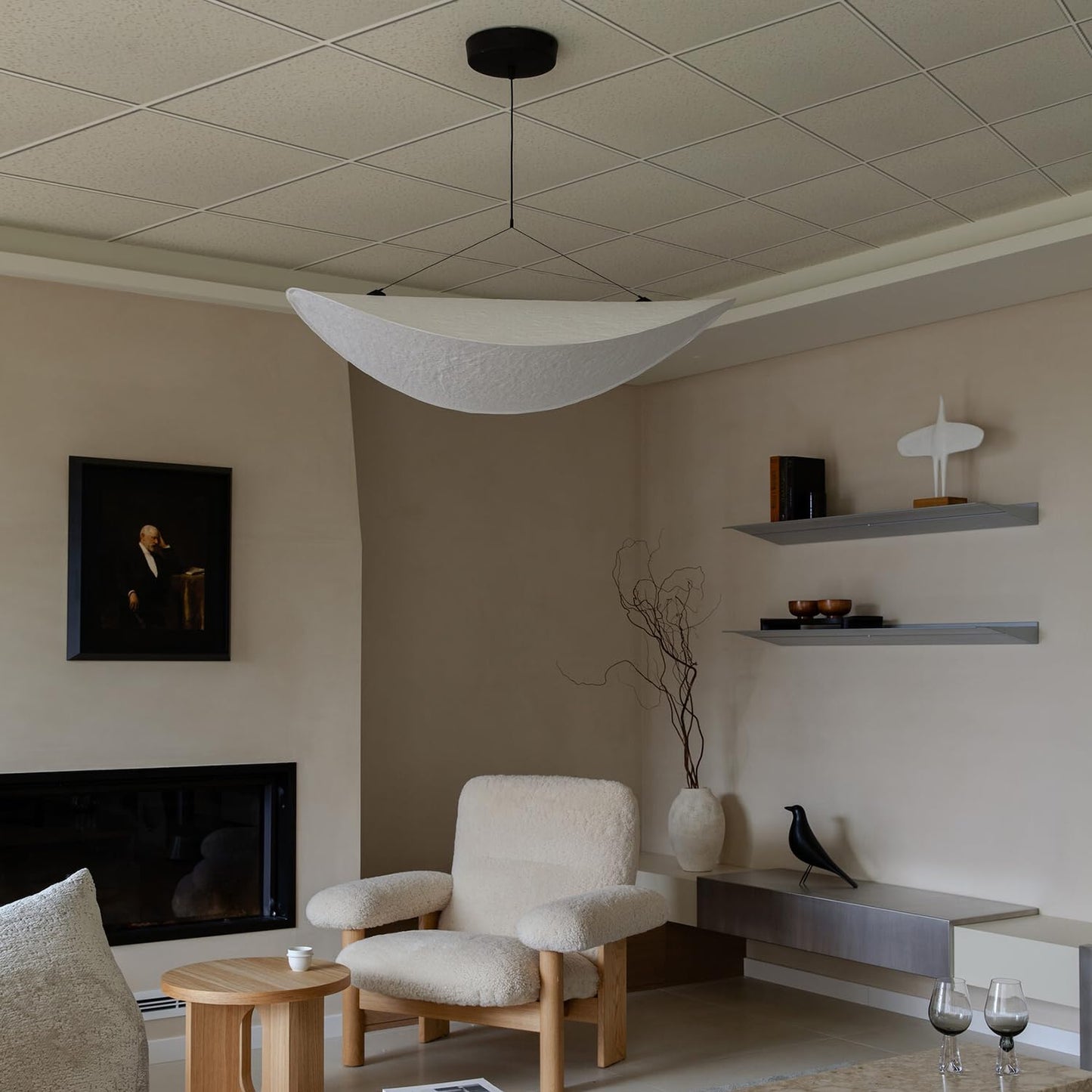 Gigrwiin 2ft x 4ft Printed Pro Ceiling Tiles - PVC Ceiling Panel 24 x 48in – Waterproof, Washable and Fire-Rated - High-Grade PVC to Prevent Breakage-Cover 80 Sq. Ft-Package of 10 Tiles