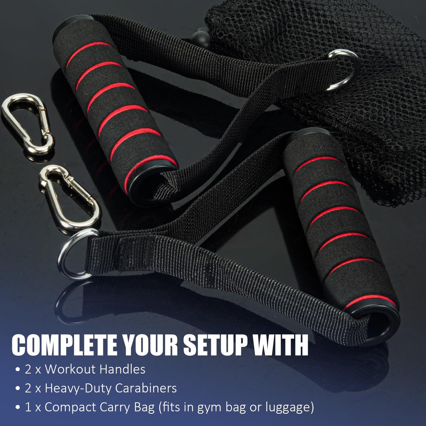 Citufuol 2 Pack Exercise Handles, Heavy-Duty Cable Machine Attachments for Strength Training, Pilates, Home Gym & Resistance Band Workouts