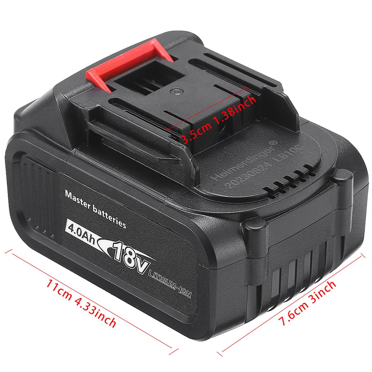 Cordless Nail Gun with 2.0Ah and 4.0Ah Battery,18GA 2 in 1 Nailer/Stapler Gun for Upholstery and Woodworking