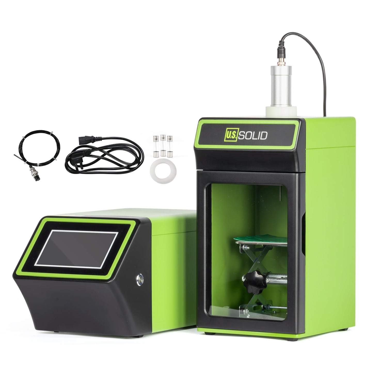 U.S. Solid 3000W Ultrasonic Homogenizer Mixer, 50-4500ml Processing Capacity Professional Lab Sonicator & Cell Disruptor with Touch Screen for Nano Dispersion, Disruption, Extraction & Emulsification