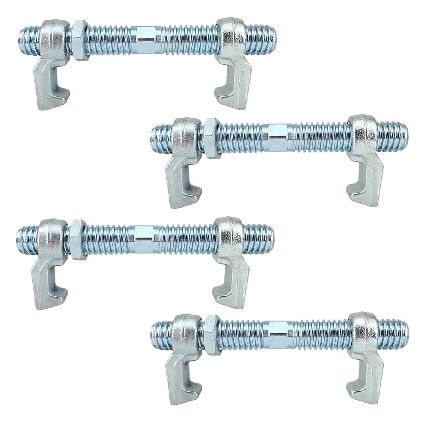 ZUVELLO 280 MM Shipping Container Screw Clamp Bridge Fittings for Sea Harbor Freighter and Rail Standard Container Connect Lock Box, 4 Pack