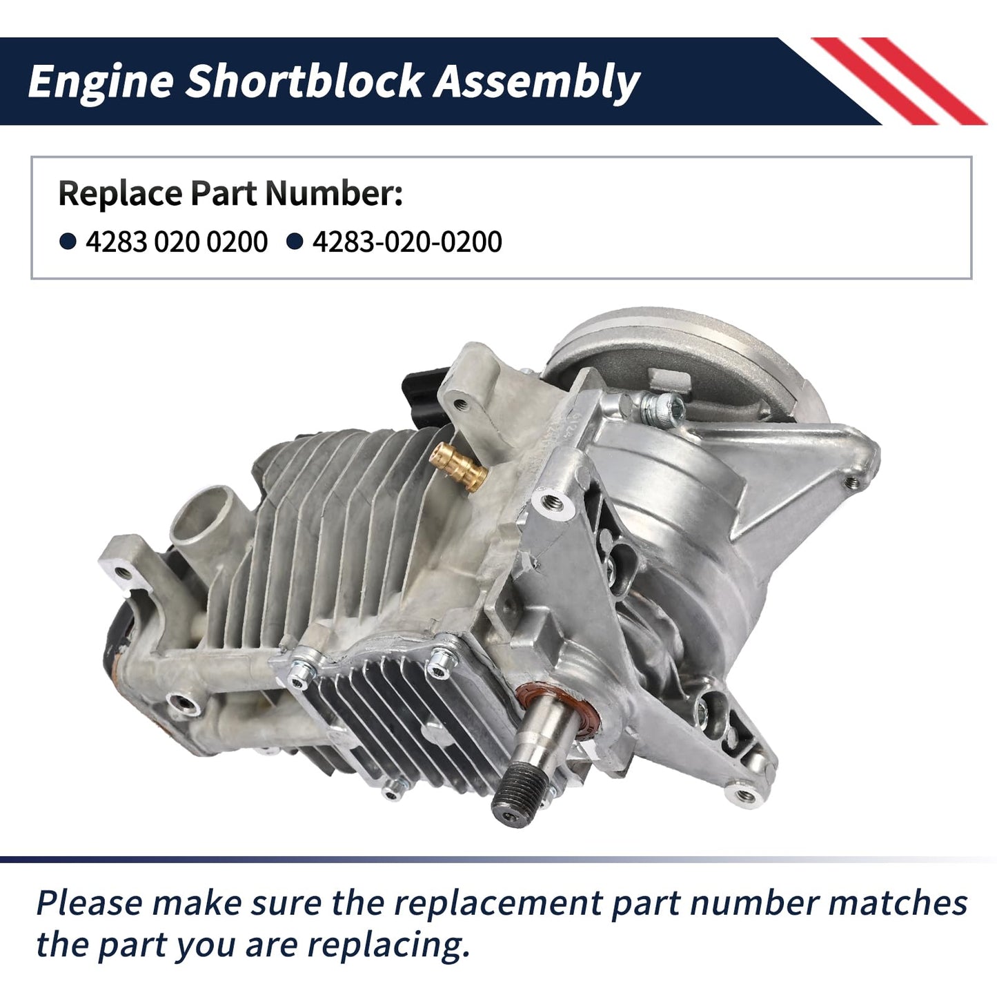 Promrmr Engine Shortblock Assembly 4283 020 0200 Compatible with Stihl BR800 BR800X BR800C Backpack Blowers Repalce 4283-020-0200