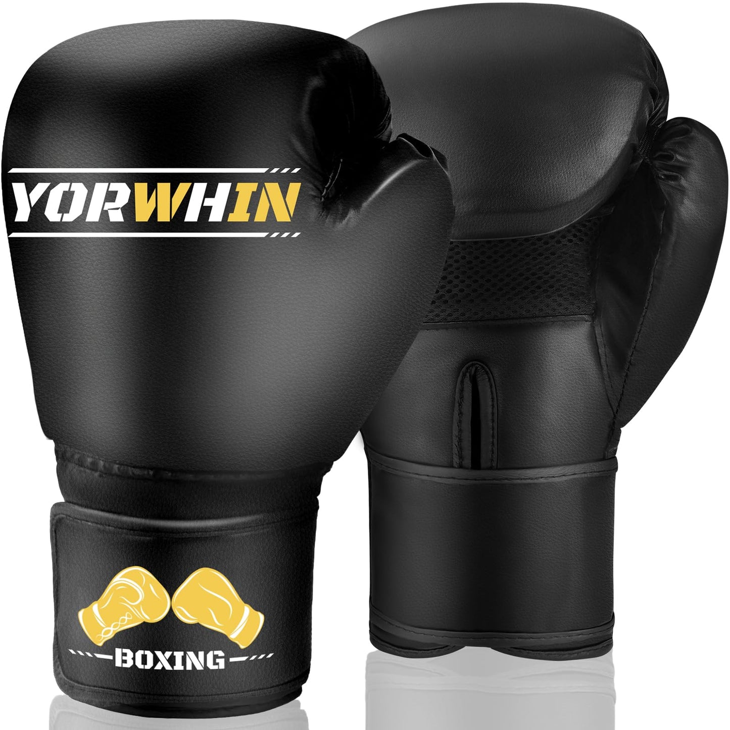 Boxing Gloves for Men Women, Training Sparring Boxing Gloves, Heavy Punching Bag Workout Gloves for Boxing Kickboxing Muay Thai Mixed Martial Arts MMA Training