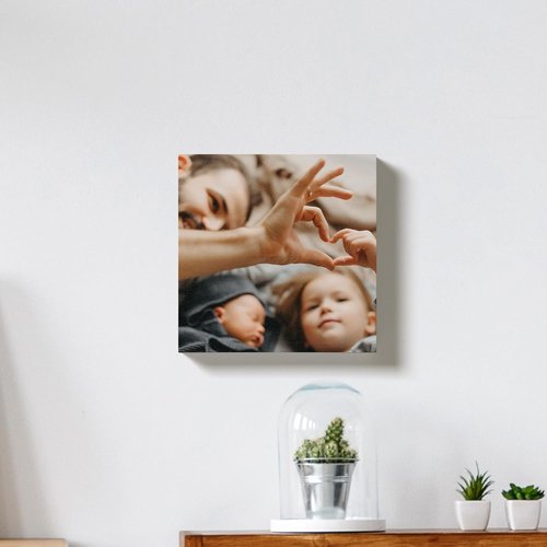 BuildASign Custom Canvas Prints - Personalized Photo Wall Art for Home Decor | Ready to Hang (12" L x 12" W x 1.5" D)