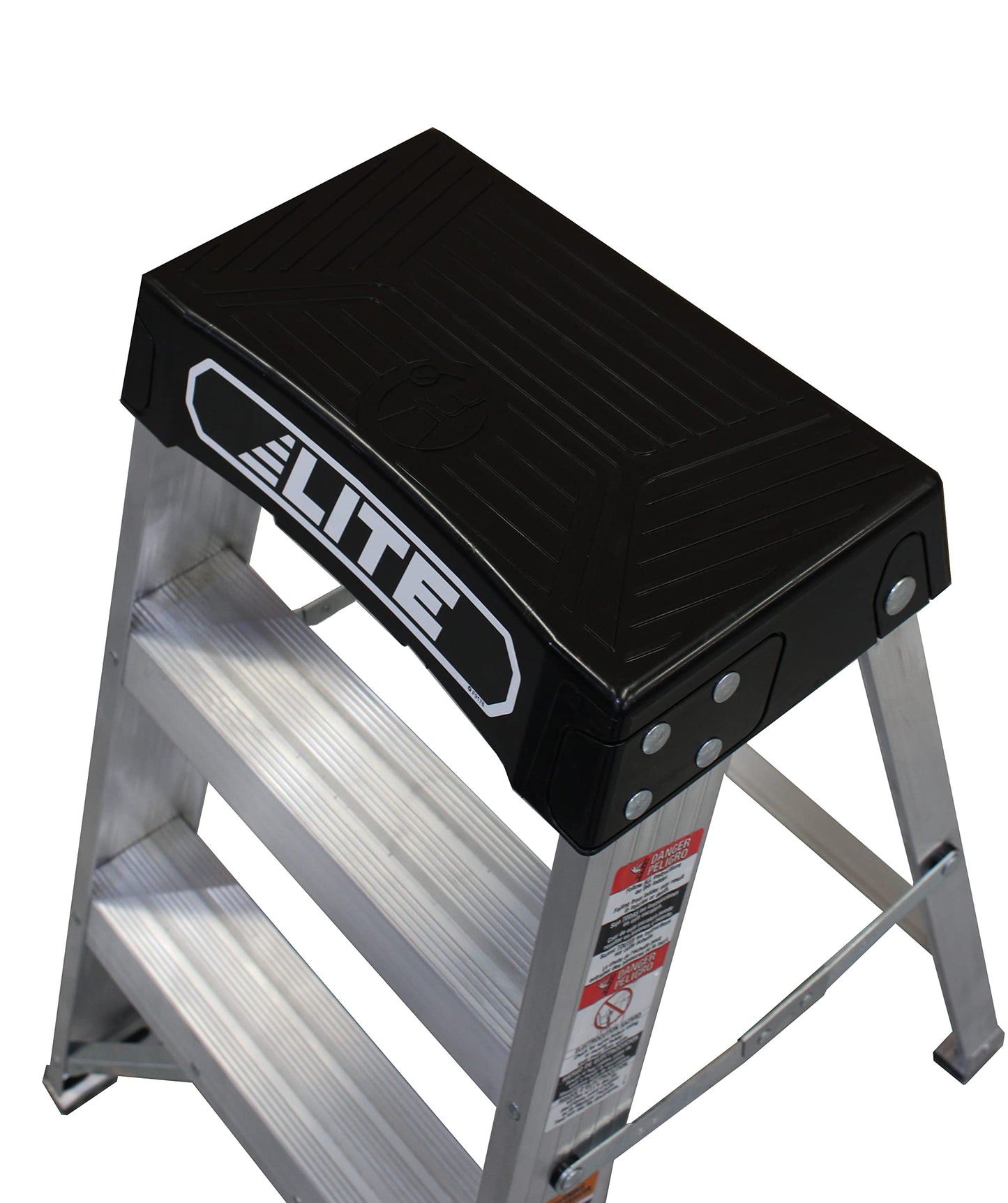 LITE 2' Fiberglass Step Stool Ladder, 300-Pound Capacity, Type IA, LP-3011-02 & 2' Aluminum Step Stool Ladder, 300-Pound Capacity, Type IA, LP-2011-02