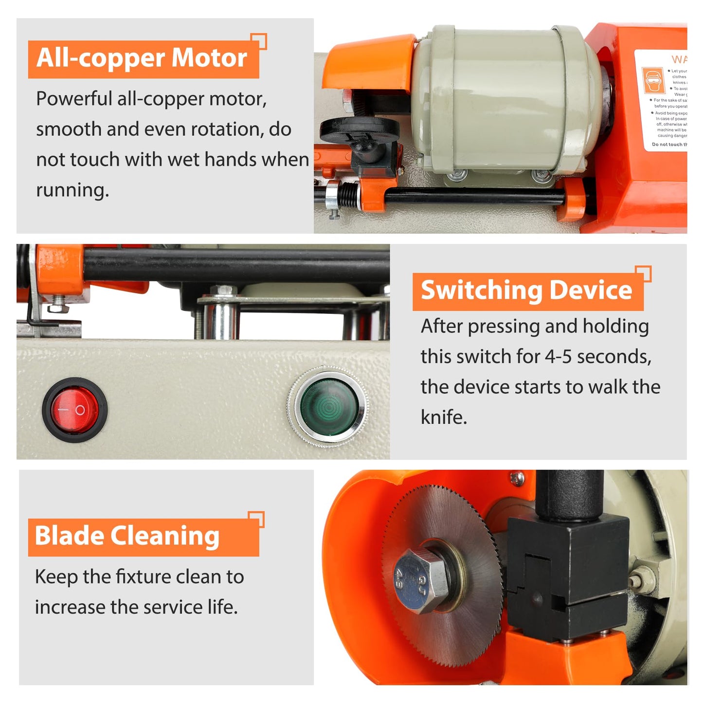 Anrain Cutter Cutting Machine,110V Cutter Cutting Machine, Cutter Cutting Machine for cutting metal objects, for Hardware Stores.(red)