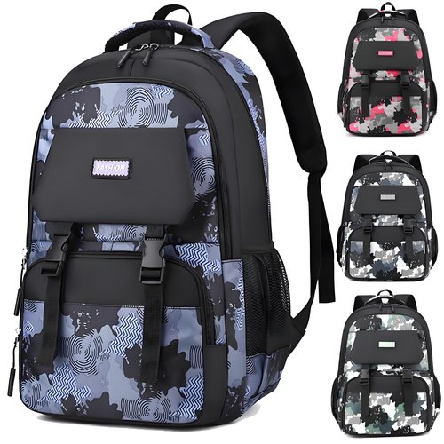 MechMaj Backpack for Boys Kids School Bags Teen Elementary Middle Student Backpacks 16 inch Laptop Bag Back Packs(Blue)
