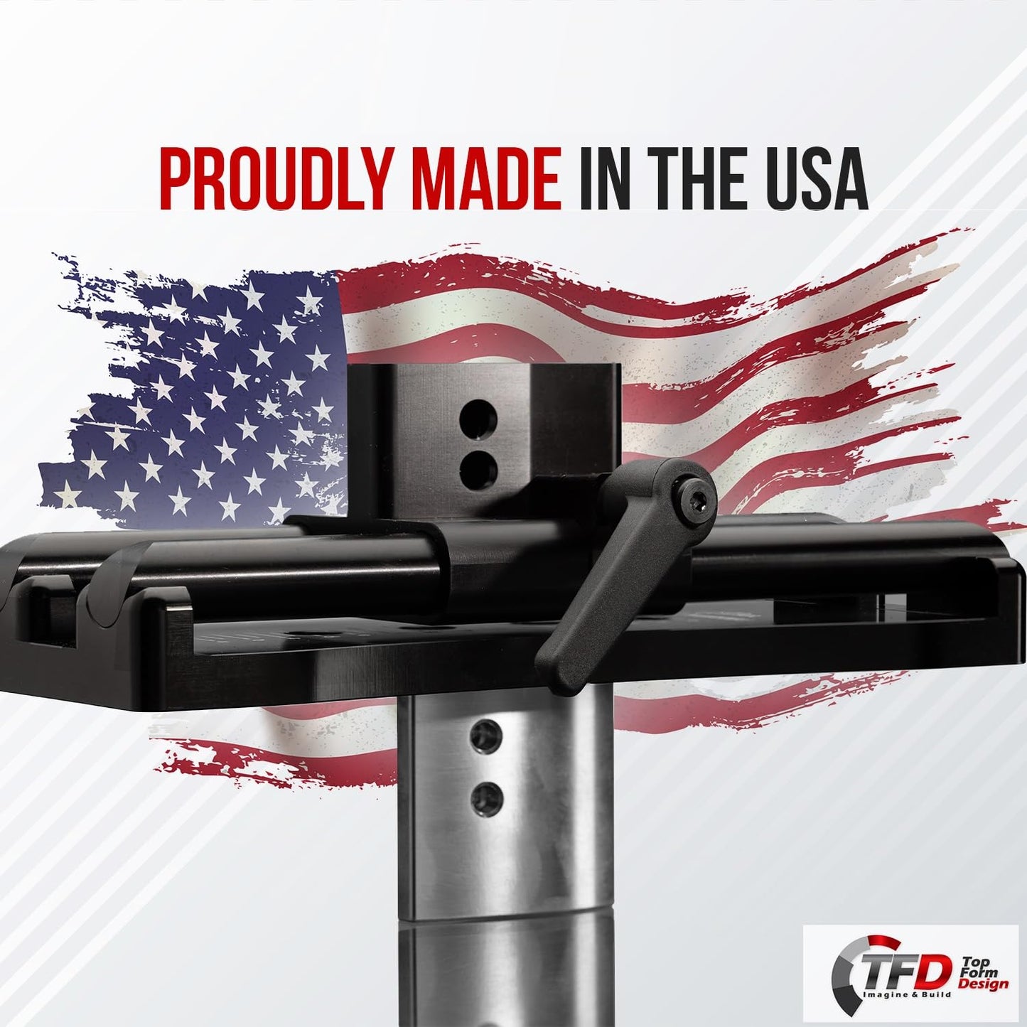 TFD Adjuster, Compatible with Peloton Bike & Bike+ (Original & Bike Plus), Made in USA - Handlebar Mod Adjusts Handle Bar Position for Any Rider | Black Design - Optimal Peloton Accessories