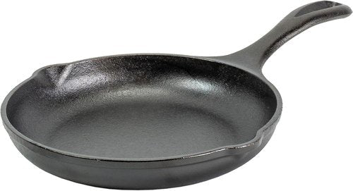 Lodge 8" Cast Iron Skillet - Chef Collection - Ergonomic Handles for Perfect Searing & Heat Retention