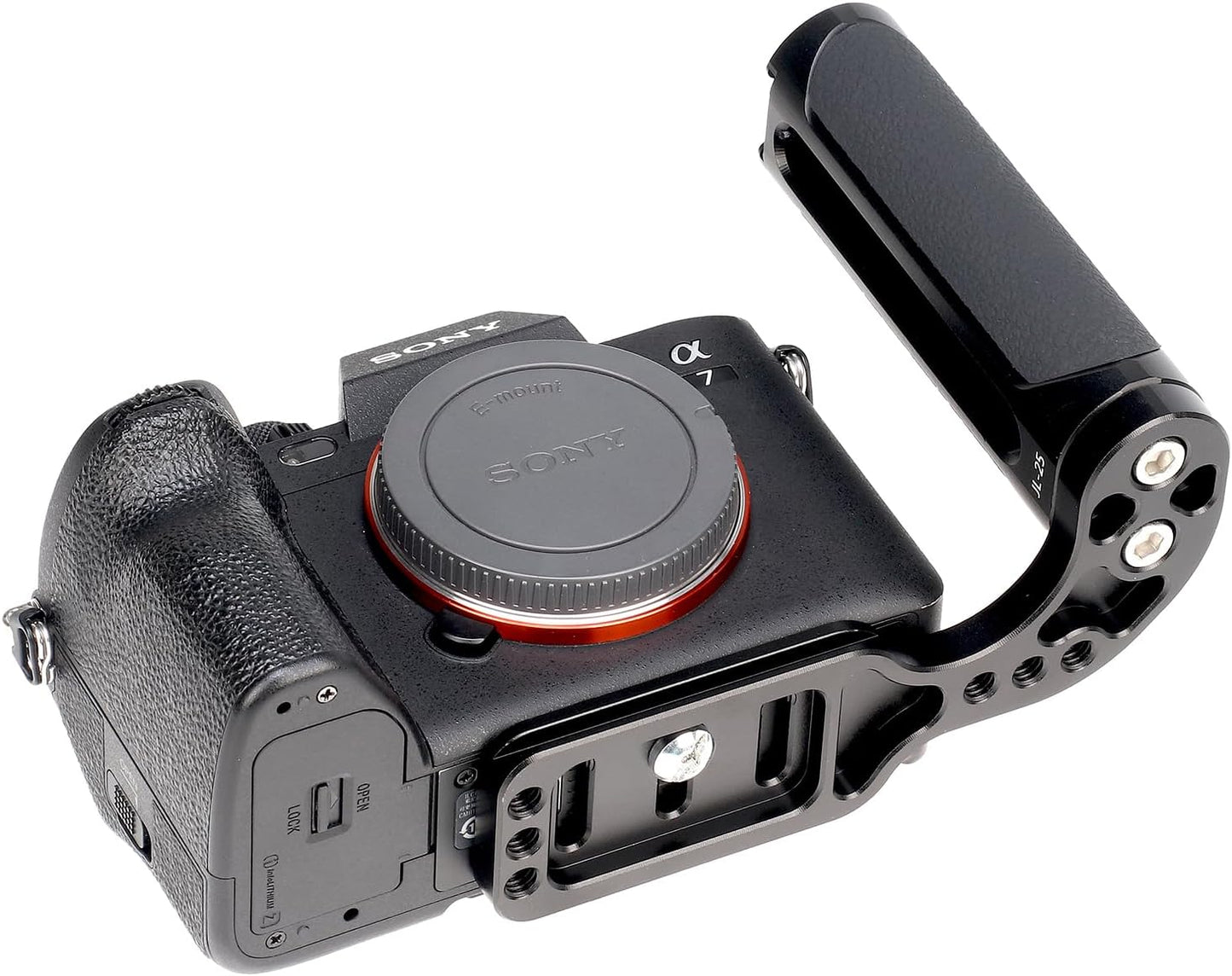 FOEASY Foto4easy Universal Camera Side Handle Grip with Arca Swiss Plate for Canon Nikon Sony Fujifilm DSLR Camera