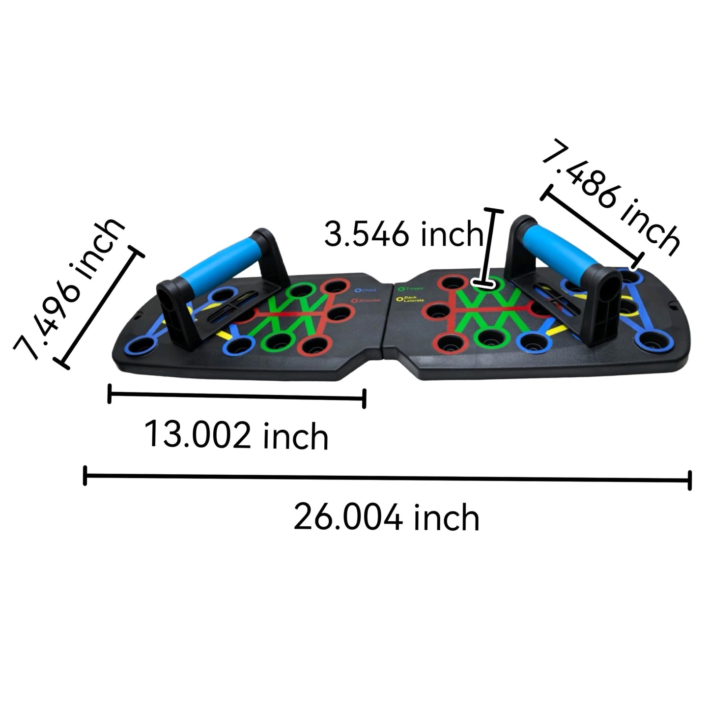 Muxiyilu Push Up Board for Home Workout, Multifunctional 28 in 1 Foldable Pushup Station with Non-Slip Mat, Resistance Bands & Storage Bag. Perfect All-in-One Strength Training Equipment for Chest, Arms, Core, and Back, Compact Gym Gear for Men & Women