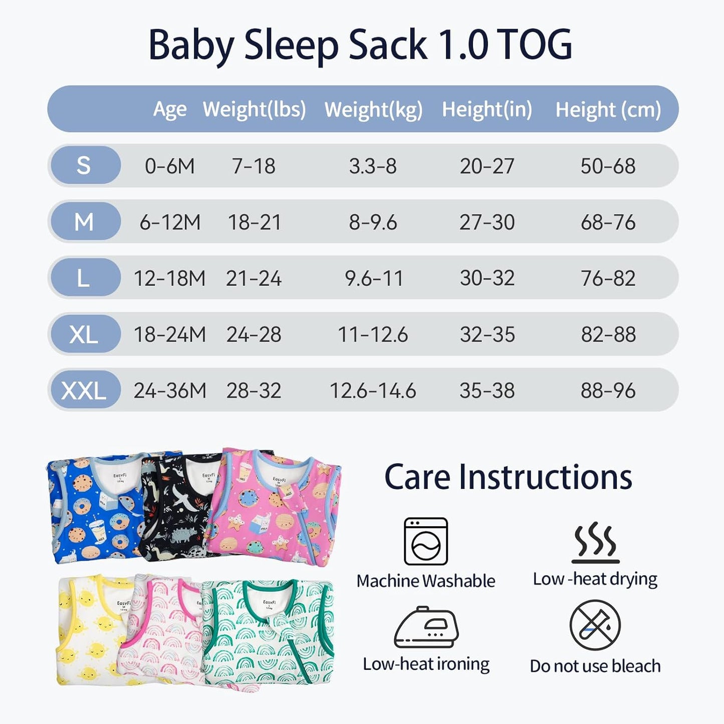 Bamboo Rayon Sleep Sack by [Brand Name] - Supersoft 1.0 Tog Toddler Wearable Blanket | 24-36 Months