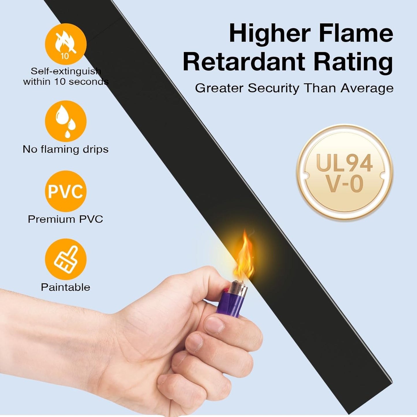 Delamu 157in 10XL15.7 W0.95 H0.55in, Cable Hider, Cord Hider Wall for Wall Mounted TV, Wire Hider Kit, Paintable Cable
