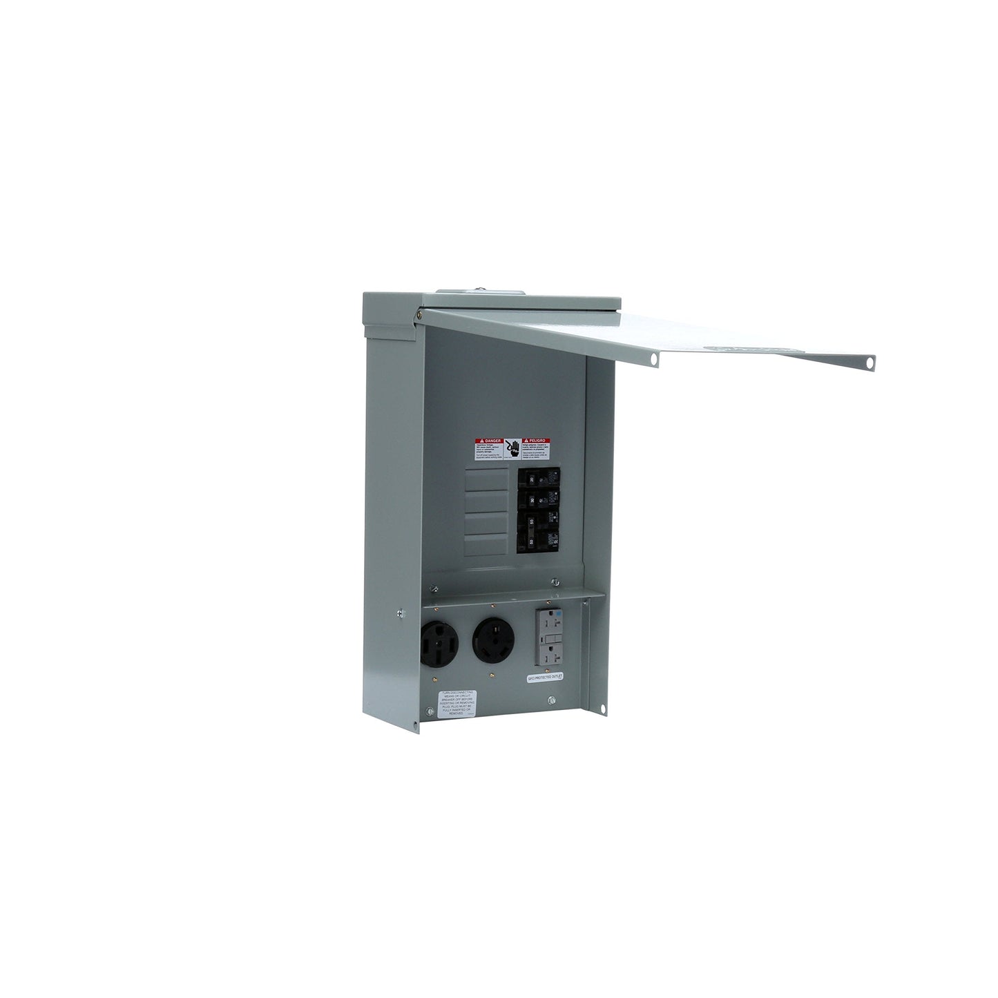 Siemens Talon Temporary Power Outlet Panel with Q230 30-Amp Double Pole Type QP Circuit Breaker