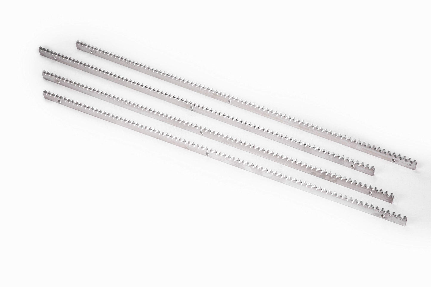 TOPENS SR02 Heavy Duty Galvanized Steel Gear Rack Including Mounting Hardware for 4 pcs Total 13 Feet Slide Door Operator Sliding Gate Opener