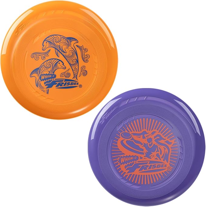 Wham-O Frisbee Go Flying Disc, 9 Inch Lightweight Sports Disc for Beginners Outdoor Beach Backyard Lawn Park Camping Family Activity Game - 70g