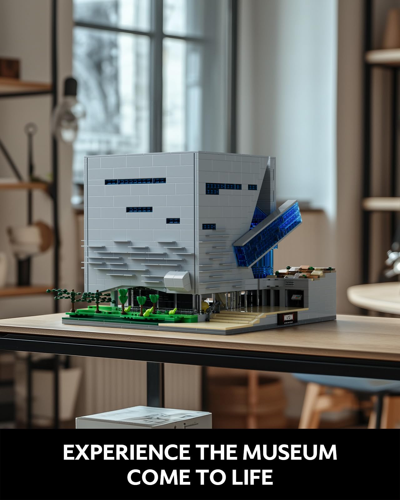 Nifeliz Museum of Nature and Science Building Set, Gift Idea for Lovers of Museums, Buildable Display Model, Addition to The Modular Buildings Collection (3373 PCS, NF10286)
