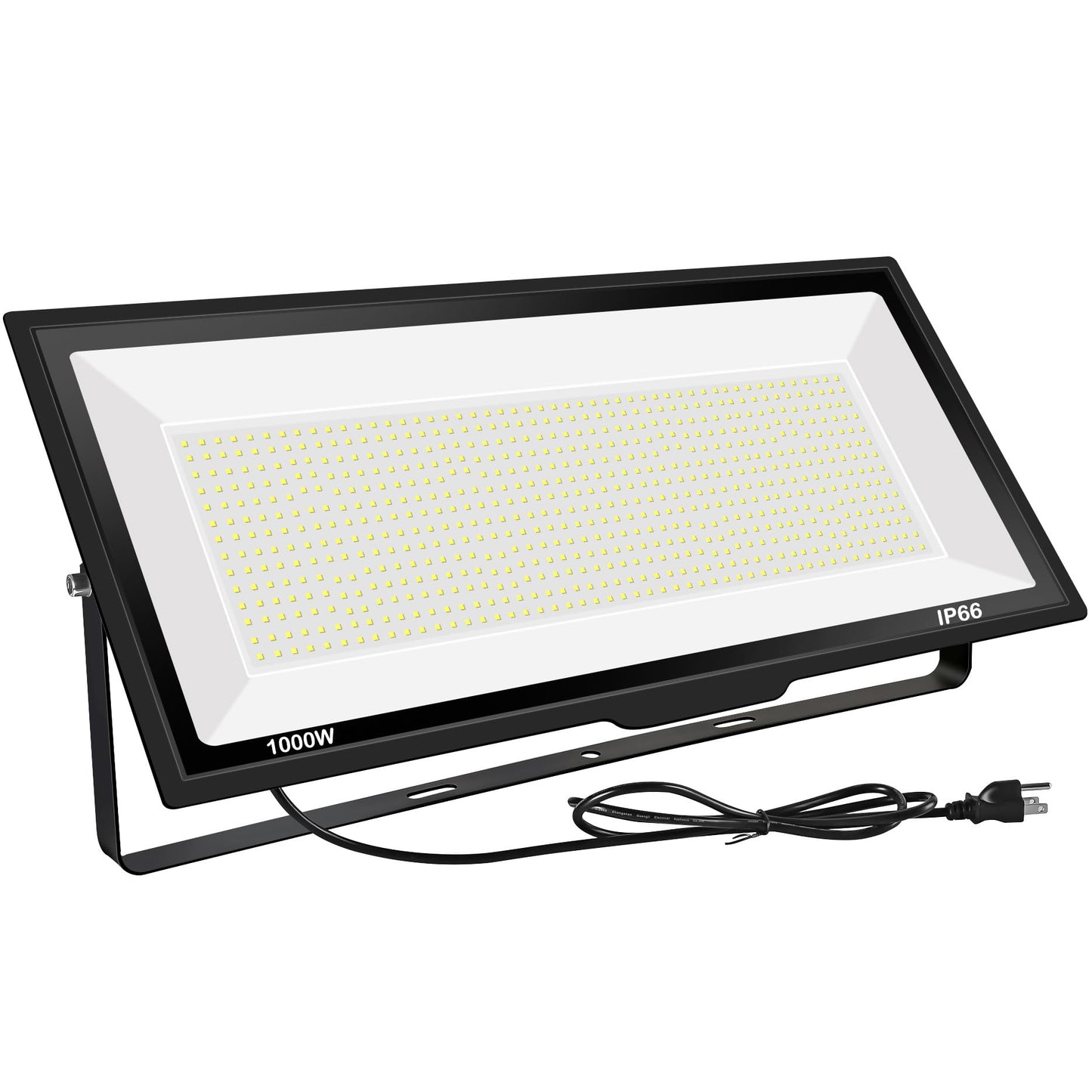 Gopretty 1000W LED Flood Lights,4200 watt Equivalent 98000LM Super Bright Outdoor LED Arena Lights 85-265V IP66 Waterproof 6000K Daylight Commercial Lighting for Stadium, Backyard, Parking Lots etc
