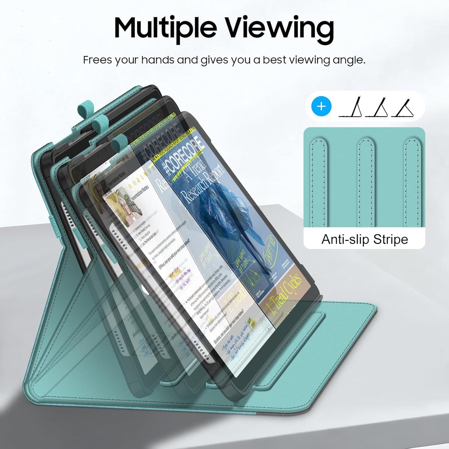 FINTIE A11+ 11 Inch 2025/ A9+ 2023, Case for Samsung Galaxy Tab Plus Plus Multi-Angle Viewing Smart Stand Back Cover