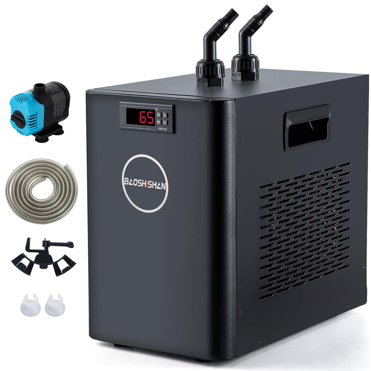 BAOSHISHAN 1/10 HP Aquarium Chiller 42 Gallon 160L Water Cooling System