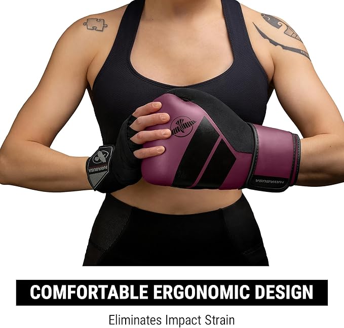Hayabusa S4 PU Leather Boxing Gloves for Men, Women & Kids, 10oz, 12oz, 14oz, 16oz, Training, Sparring, Kickboxing, Fighting Sports, Taekwondo, MMA, Muay Thai & Arts