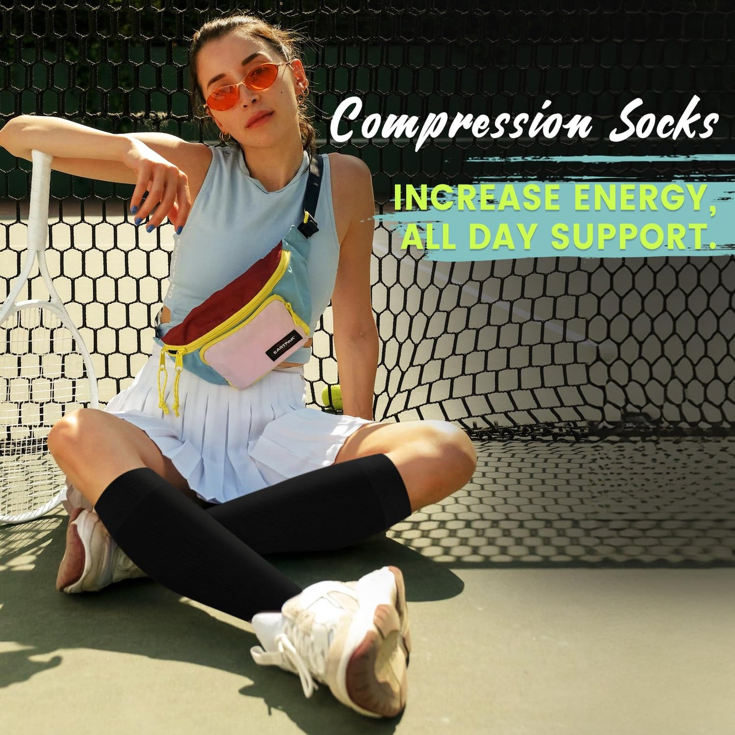 Copper Compression Socks 15-20 mmHg for Men & Women 8 Pairs – Circulation Support for Nurses, Travel, Running, Hiking, Soccer,Gift,Pregnant, Nurses(L/XL)