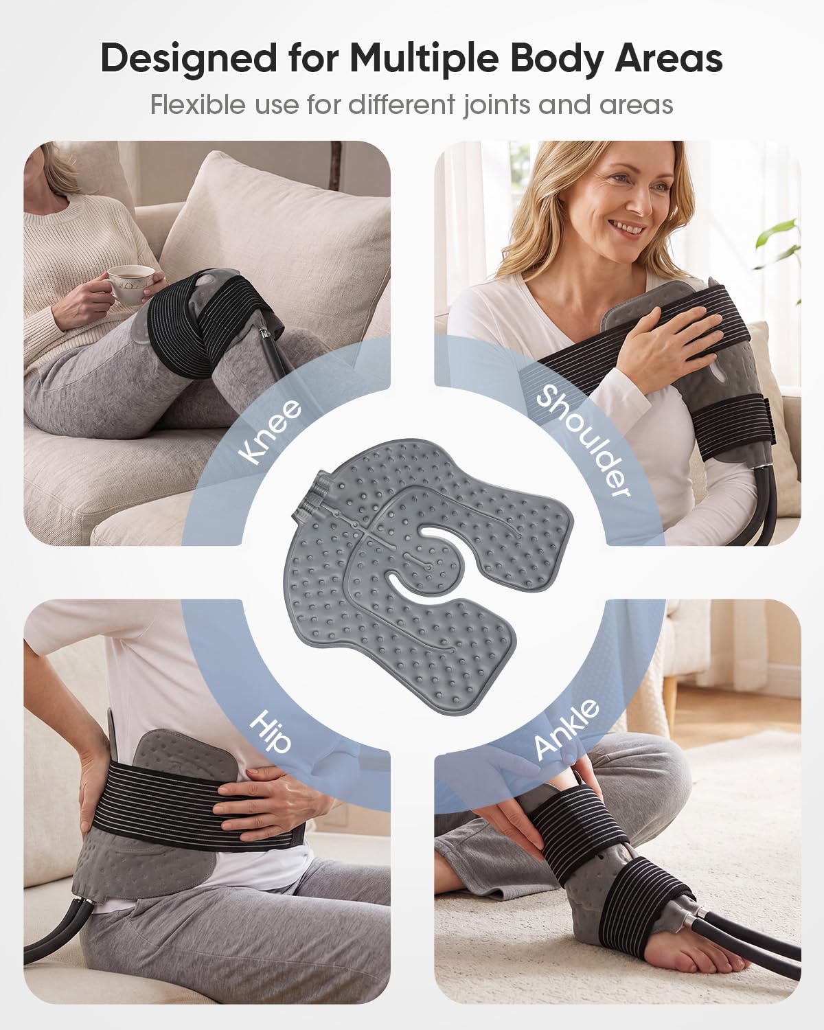 Ice Machine for Knee After Surgery, Program Timer Cold Therapy for Knee Replacement, FSA Eligible HSA, 19Qt Cryotherapy System for ACL, TKR & Sports Training Recovery, Pain Relief, Reduce Swelling