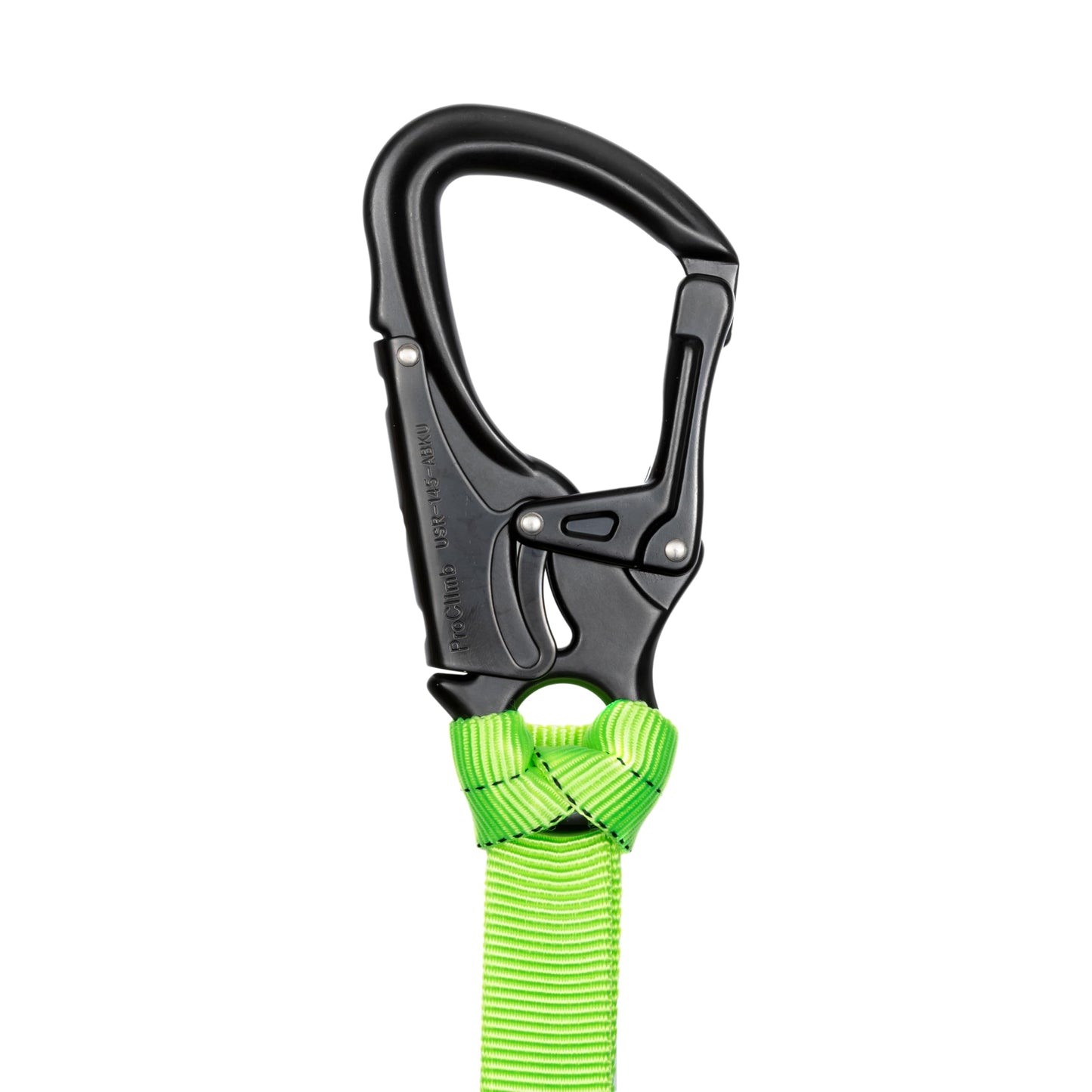 Arborist Speedline Kit - Lightweight, Durable 7075 Aluminum Snaphook, Resilient 1" Nylon Webbing, 29kN Sling Strength, 26" Six Pack
