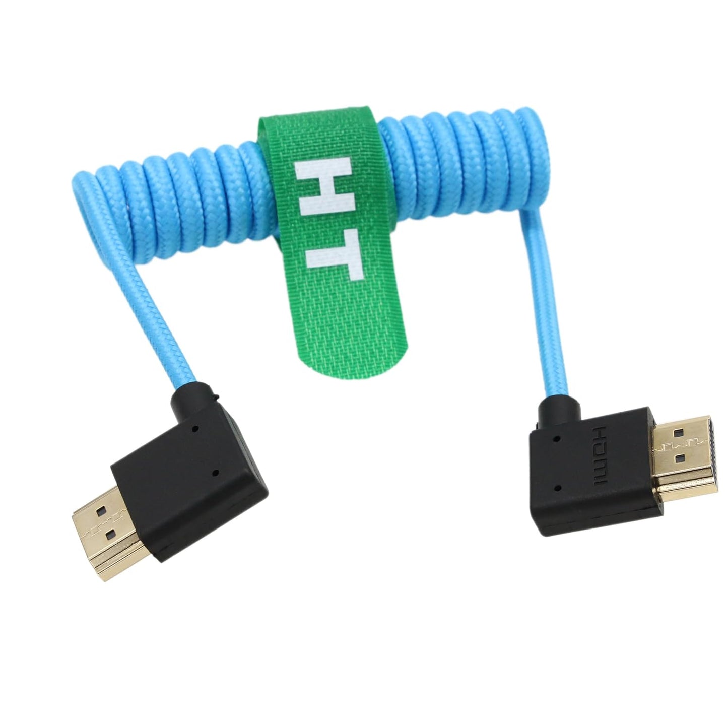 HangTon 4K 120hz 60p 8K 30p 2.1 6K HDMI Cable Right Left Angle for Ninja V SmallHD BMPCC Feelworld Panasonic Sony Canon
