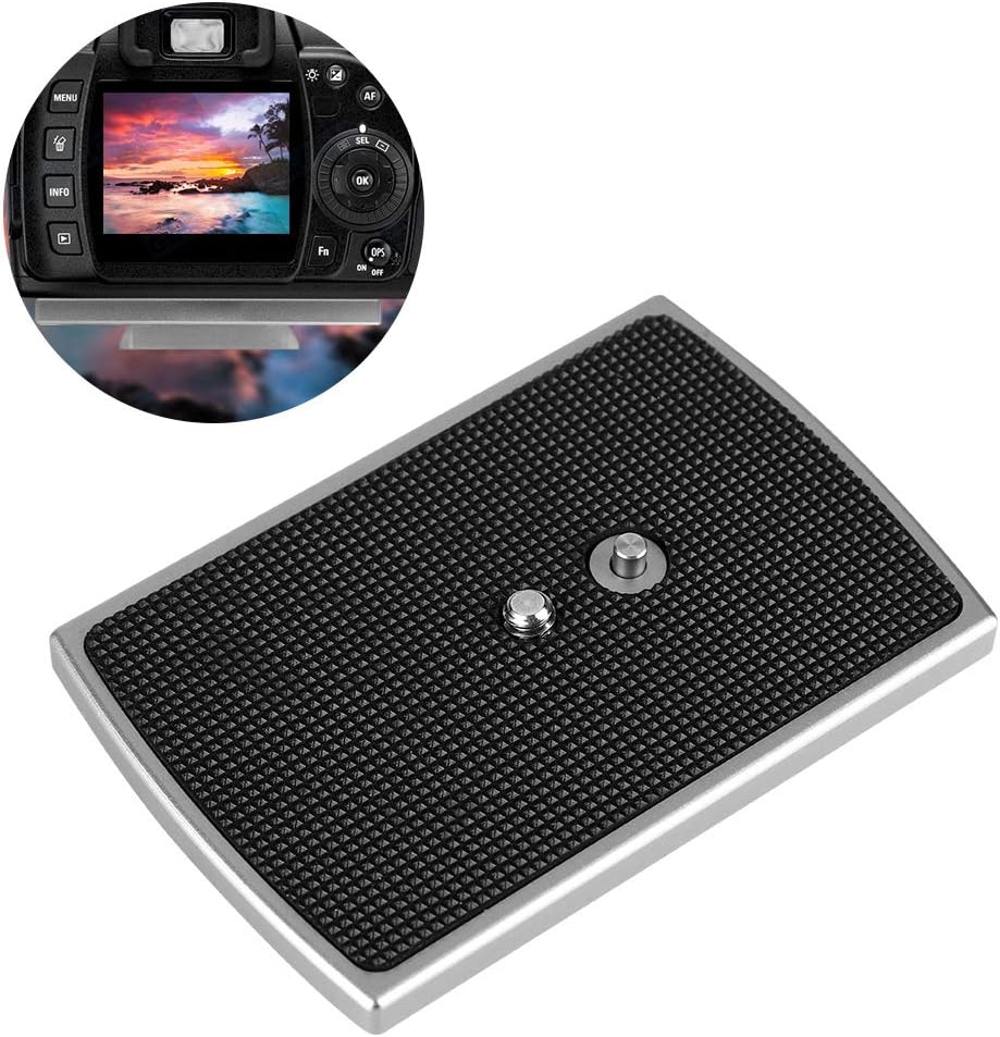 Archuu TH-650DV 1/4 Inch TH-650, VD-2200, NTP-650, -2000 Mini Tripod Plate,Aluminum Alloy DSLR Camera Mounting Screw