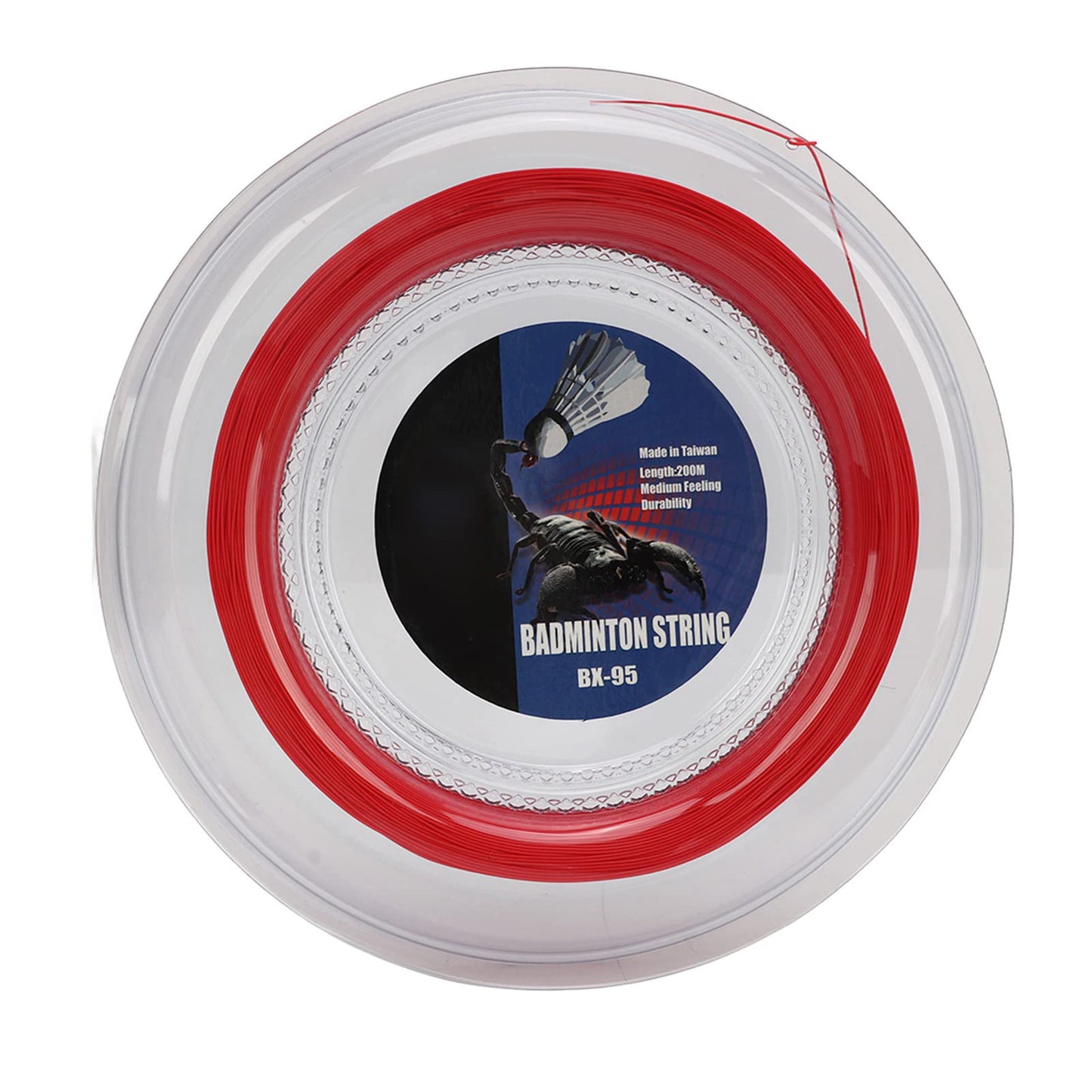 Keenso Badminton Racquet String, 200m Resin Fibre for Training, Competition, Home, and Professional Use