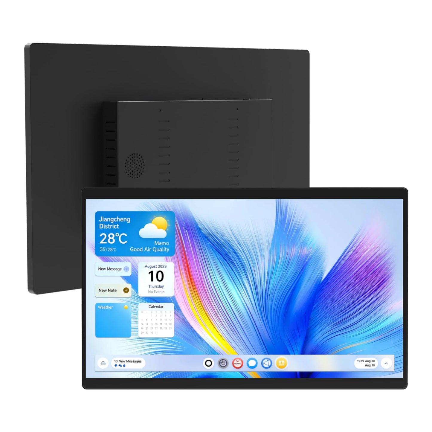 15.6" All-in-One Industrial Panel PC, Android 12 Fanless Tablet RK3399 4GB RAM/64GB ROM, Rugged Embedded Touchscreen Computer 1920 * 1080 IPS，WiFi 5 Bluetooth 4.2 for Automation/Kiosk/Bar/Warehouse