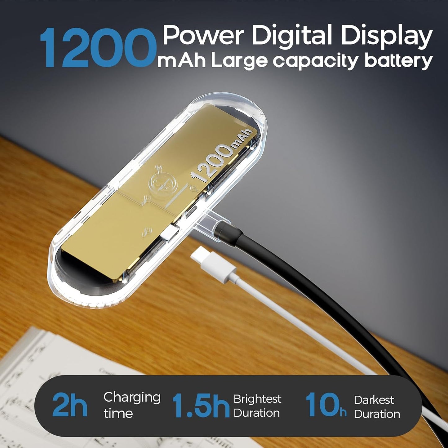 Amcuke 360 Video Conference Lighting,Rechargeable LED Streaming Light, Rotatable Zoom Lighting for Computer,Eye Caring