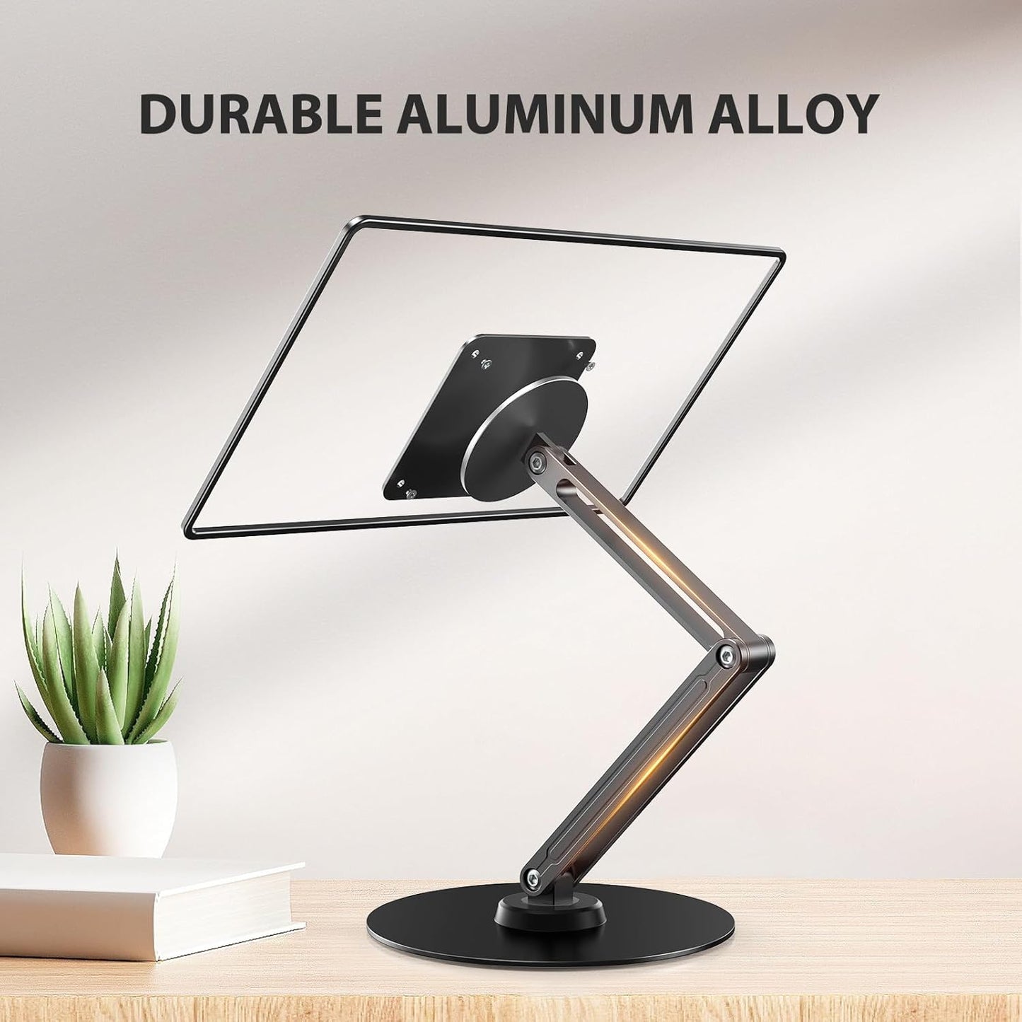UPERFECT 1018.5 7575mm 360 4.4 lbs, Portable Magnetic VESA Stand, All-Aluminum Adjustable Arm for Devices, VESA