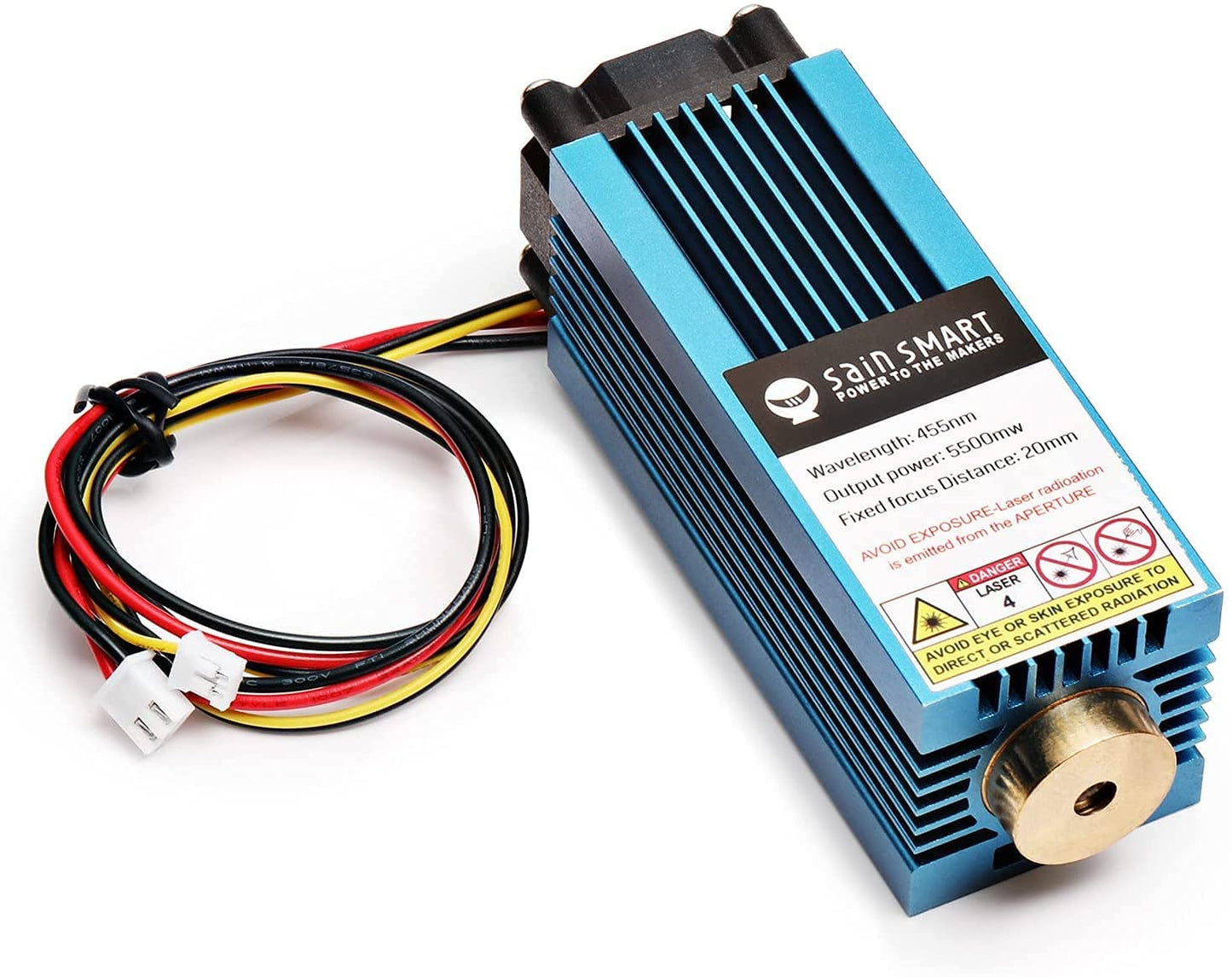 Genmitsu FL55P 5.5W Fixed Focus Laser Module Kit for Genmitsu 3018-PRO, ProverXL 4030, Cubiko CNC Router Machine
