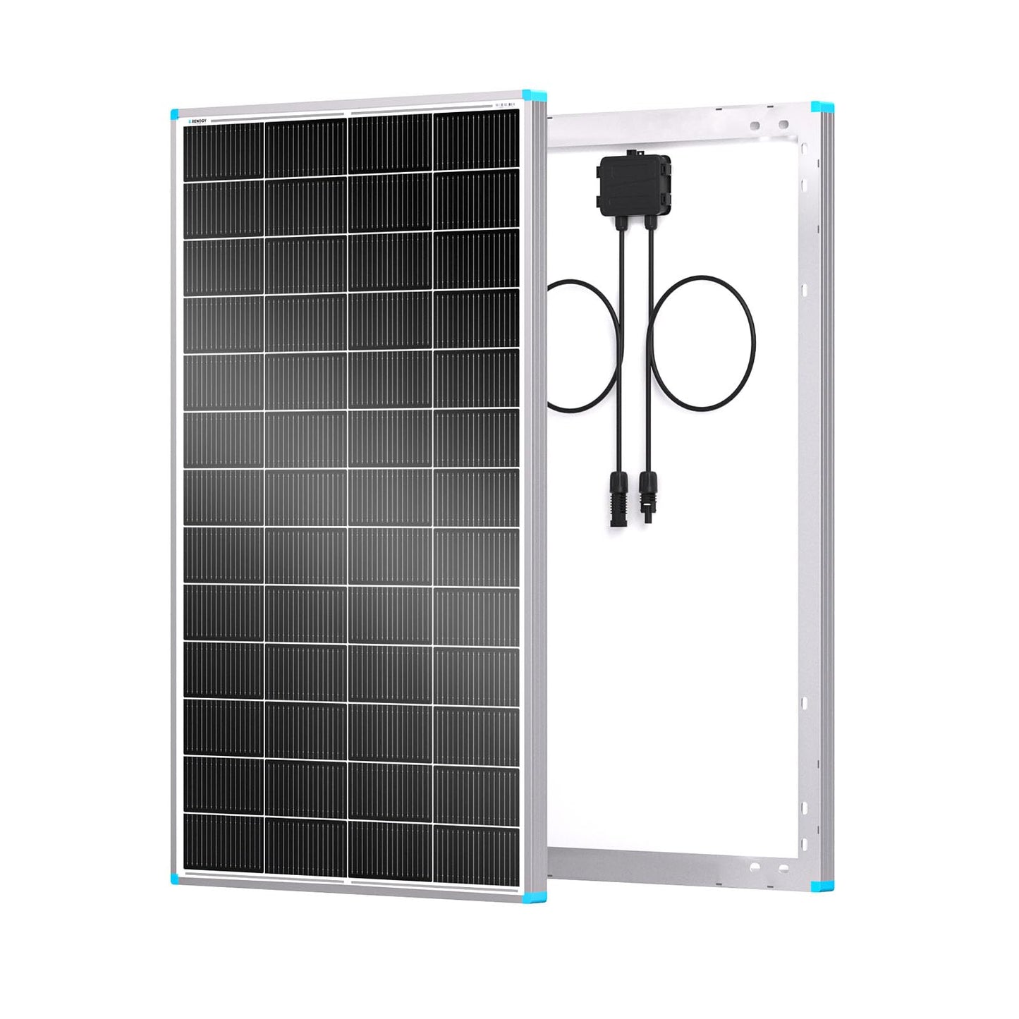 Renogy Solar Panels 200 Watt N-Type, 200W Solar Panel 16BB 25% High-Efficiency Solar Cell for 12V/24V Systems,PV Module Power Charger for Class B Van RV Marine Cabin Roof Home Farm