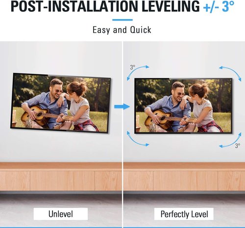 Mounting Dream TV Wall Mount - Full Motion Dual Arm Bracket for 32-65 Inch TVs | Swivel & Tilt, Max VESA 400x400mm, 99 LBS Capacity