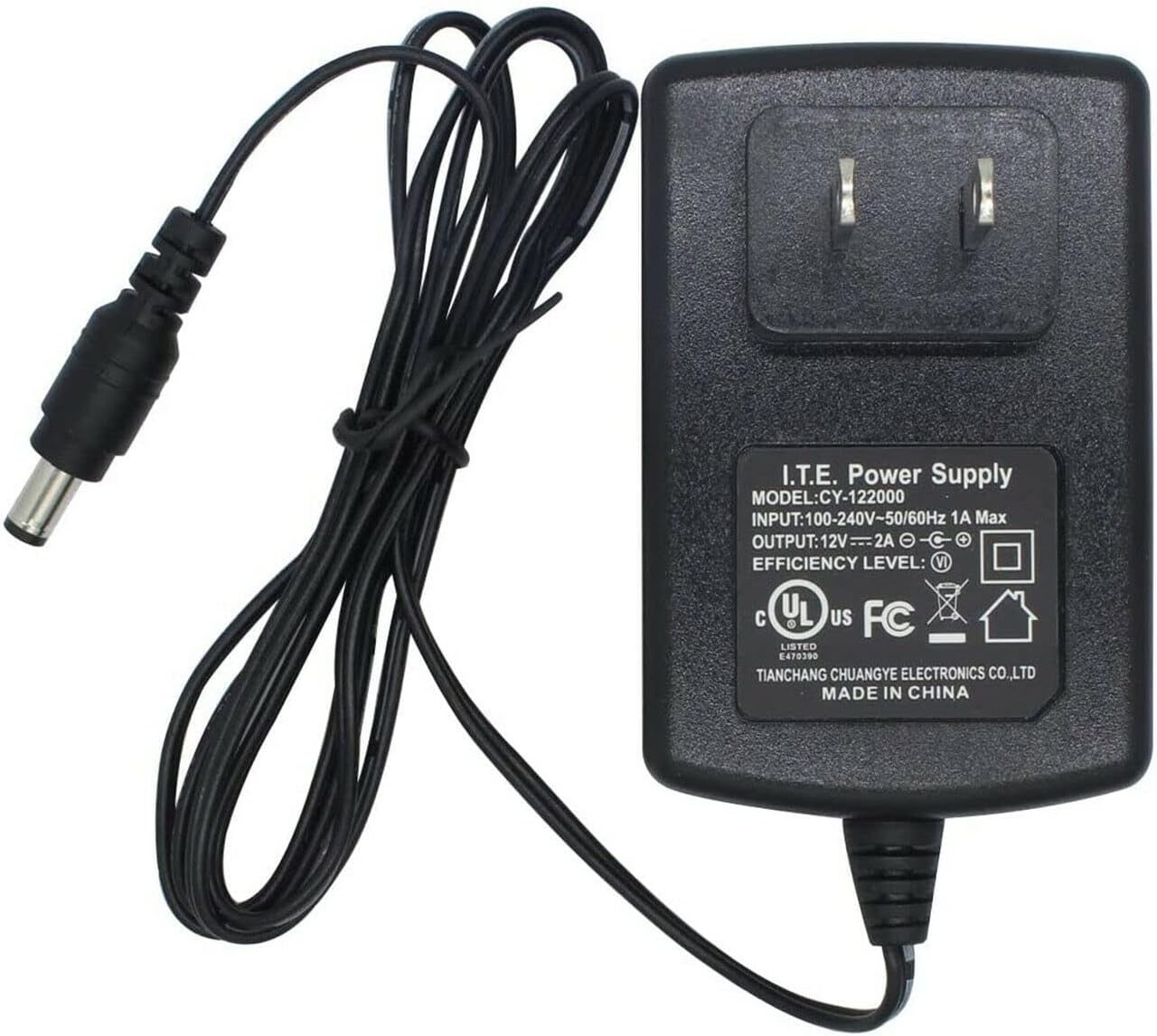 FocalTop AC Adapter for CCTV DVR Camera LED Strip Light Supply Charger